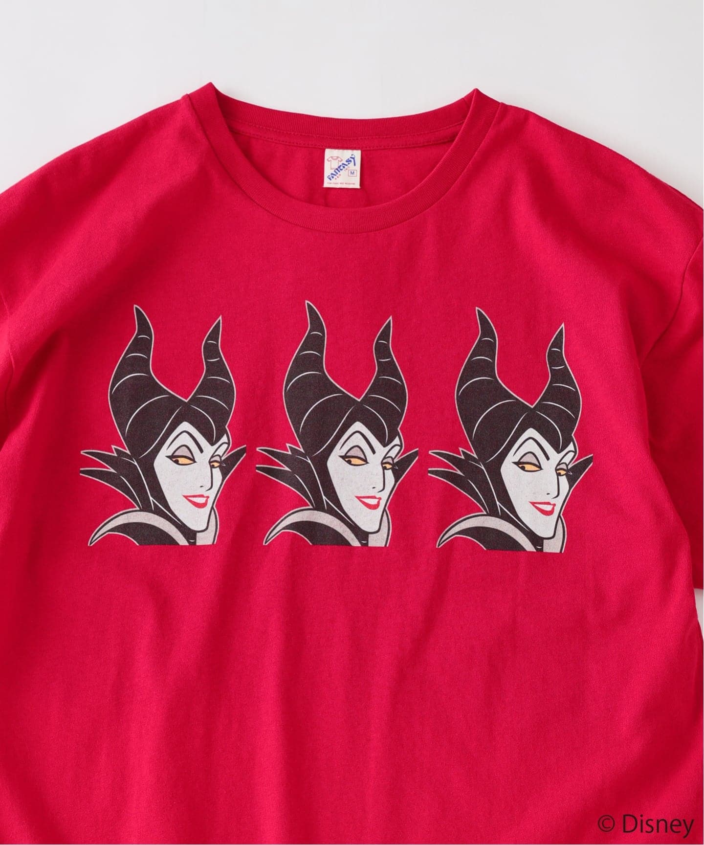 Disney公式 MALEFICENTプリントTシャツ ディズニー ヴィランズ Disney / ディズニーヴィランズ / 別注 FANTASY A&G INC プリントT