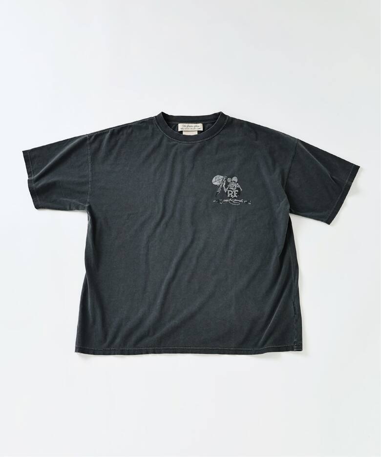 REMI RELIEF 別注 ”RAT FINK” ヴィンテージ加工 ワイドTシャツ（T 