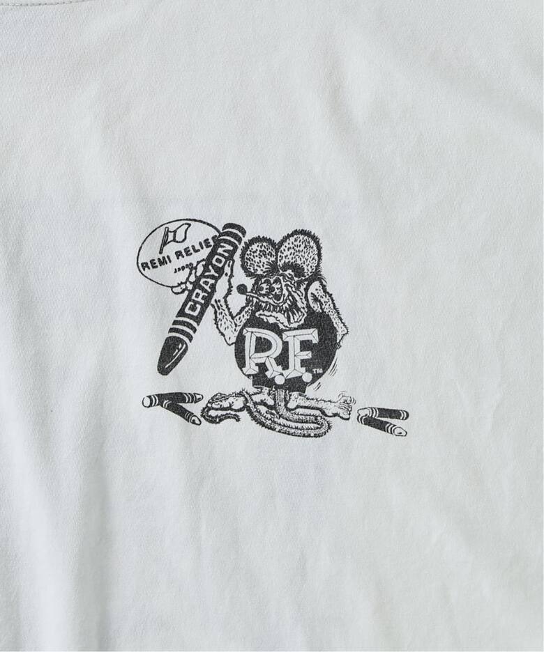 REMI RELIEF 別注 ”RAT FINK” ヴィンテージ加工 ワイドTシャツ（T 
