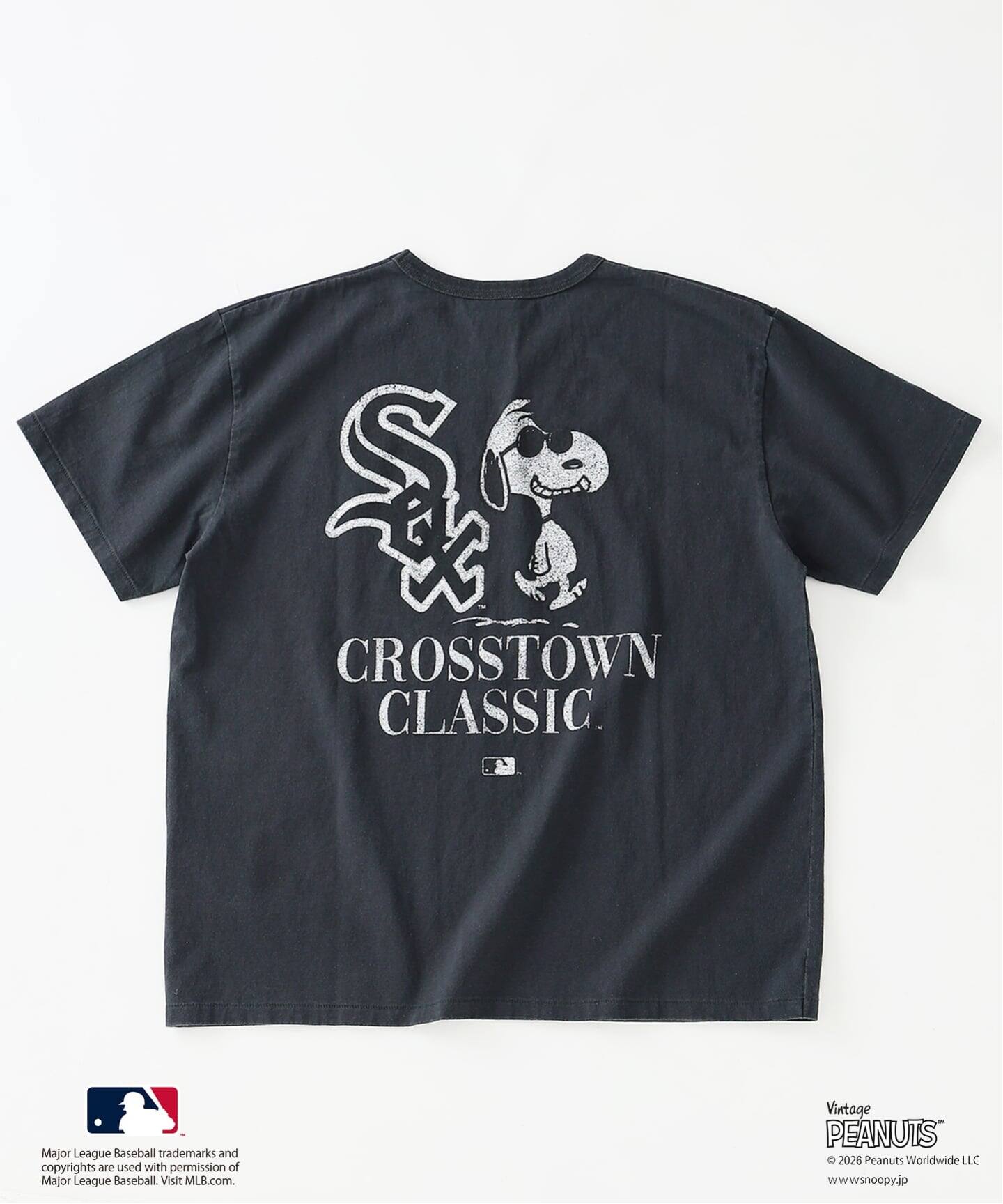 PEANUTS / ピーナッツ 別注 MLB ベースボール プリントTシャツ（T