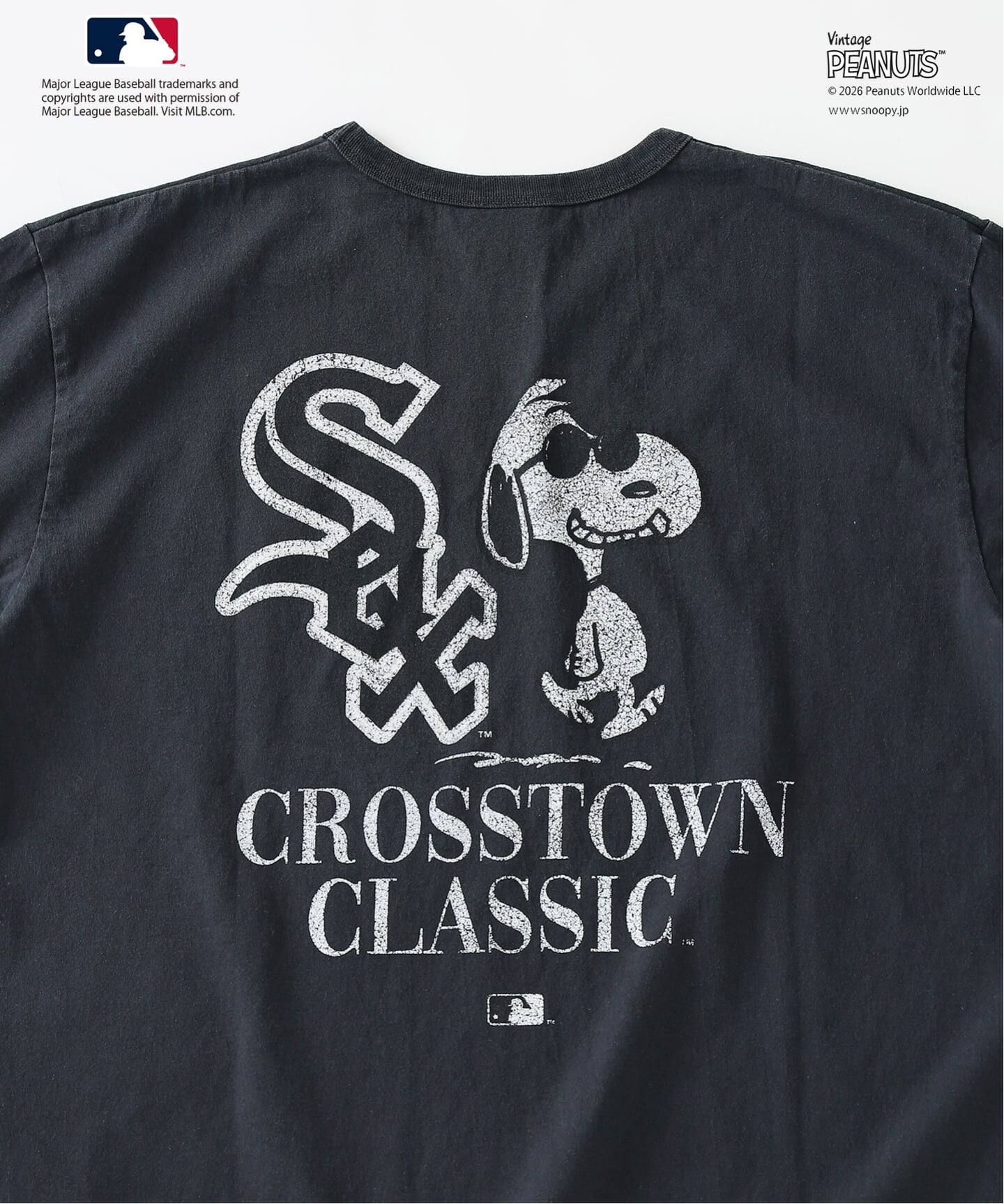 PEANUTS / ピーナッツ 別注 MLB ベースボール プリントTシャツ（T
