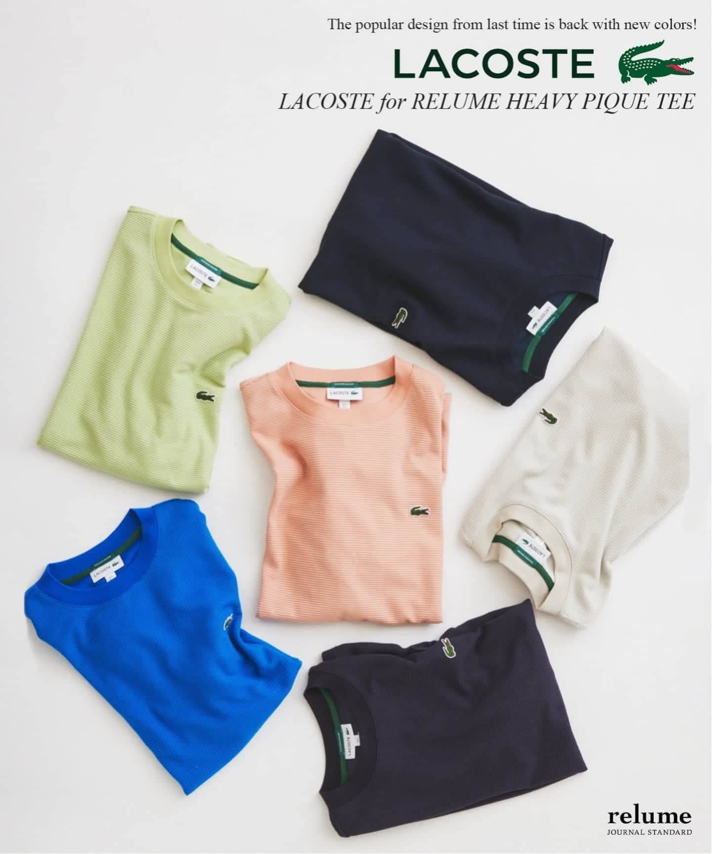 LACOSTE / ラコステ 別注ヘビーピケ Tシャツ（Tシャツ／カットソー