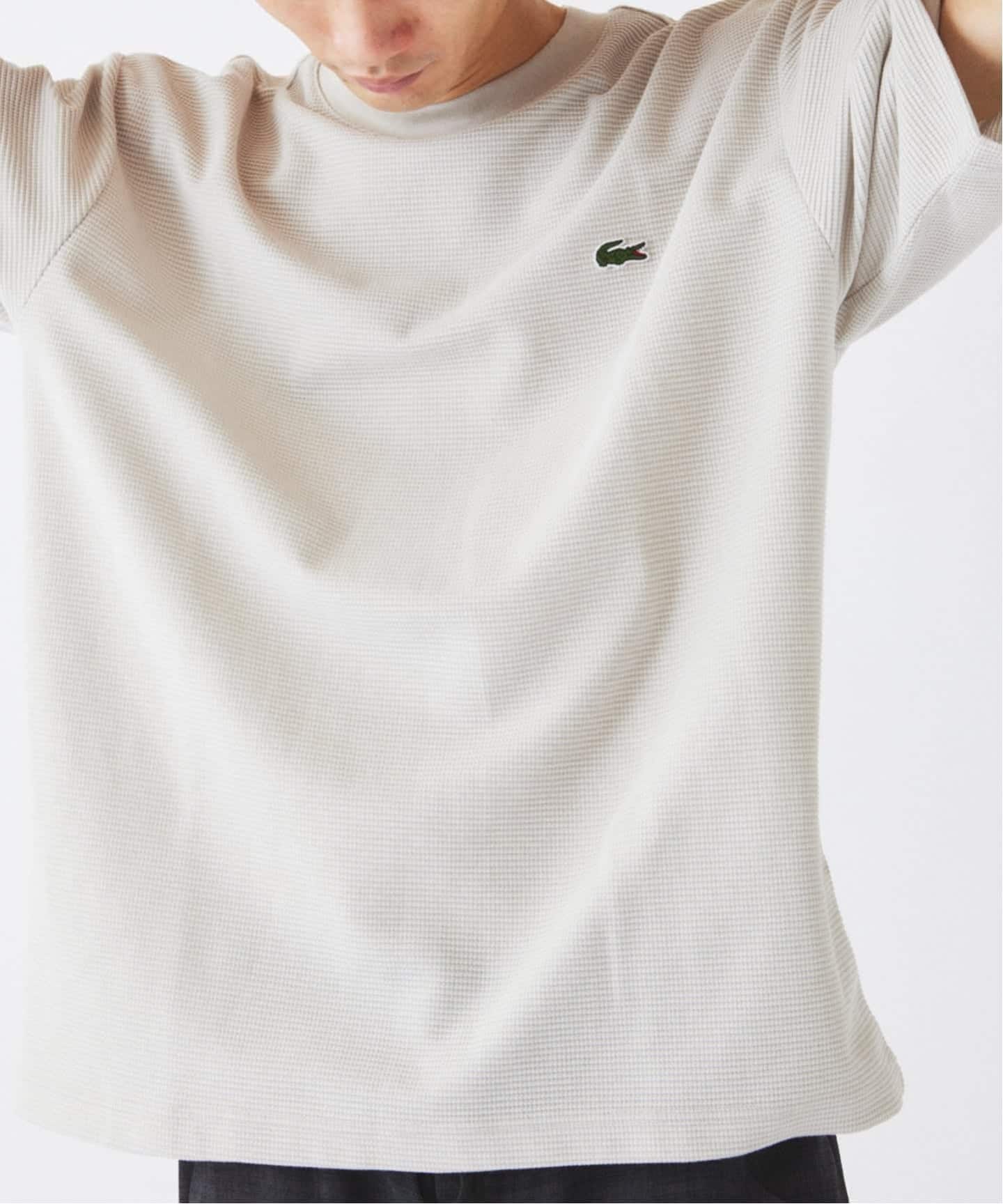 ラコステ ジャーナルスタンダード relume ヘビーピケ ワッフル Tシャツ LACOSTE / ラコステ 別注ヘビーピケ Tシャツ（Tシャツ／カットソー