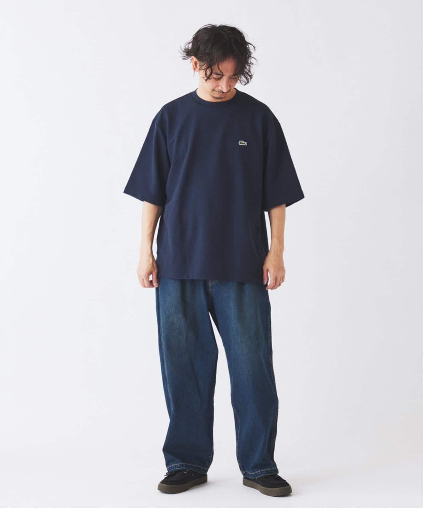 ラコステ ジャーナルスタンダード relume ヘビーピケ ワッフル Tシャツ LACOSTE / ラコステ 別注ヘビーピケ Tシャツ（Tシャツ／カットソー