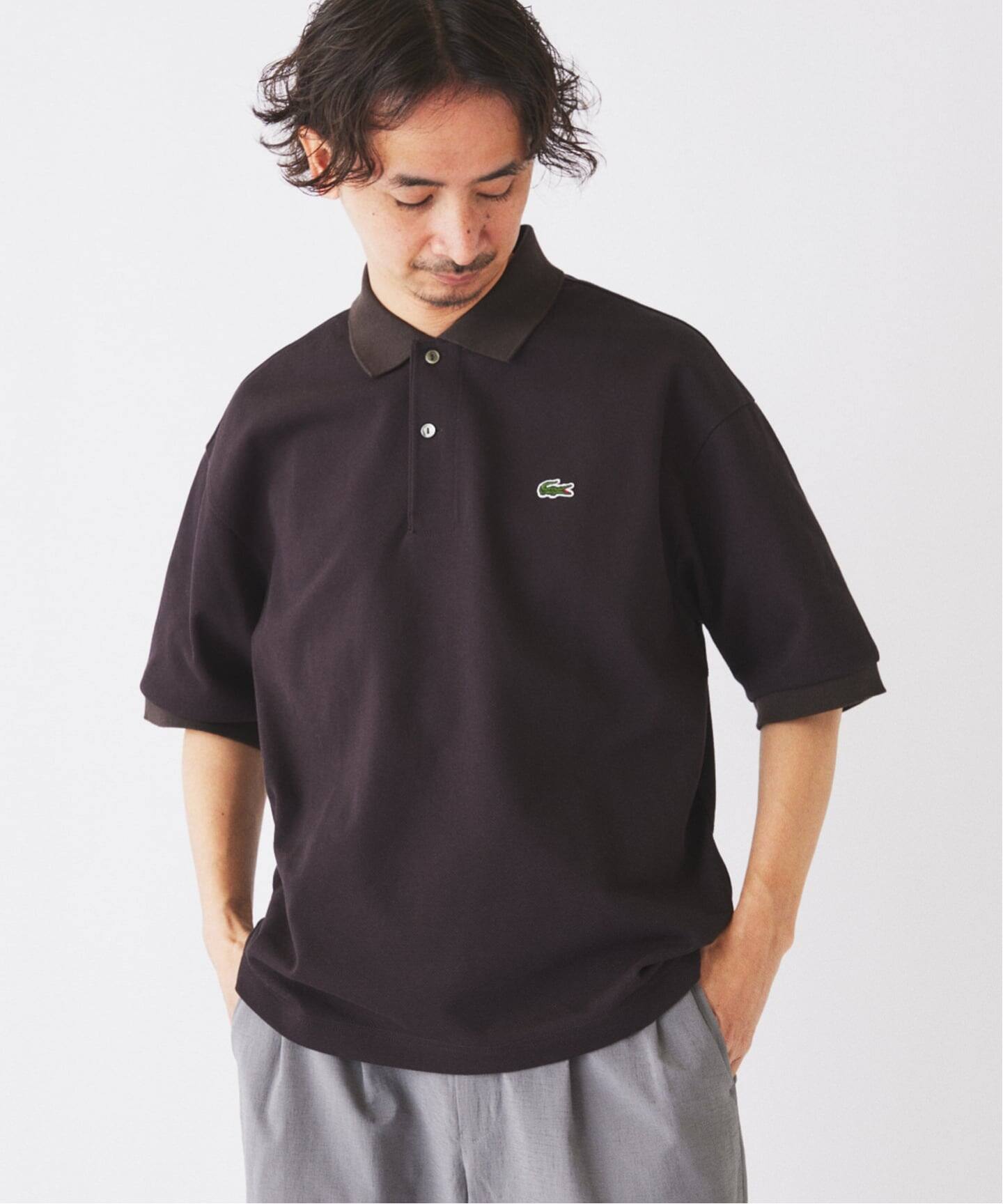 LACOSTE ラコステ RELUME 別注 ボックスシルエット ポロシャツ LACOSTE / ラコステ 別注 ボックスシルエット ポロシャツ｜ジャーナル