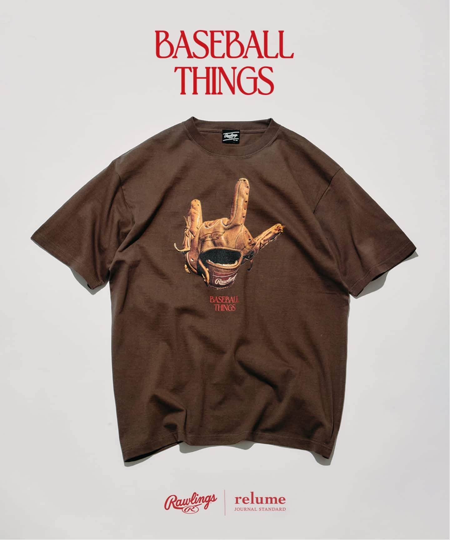 Rawlings / ローリングス 別注” XPG3” グローブアート プリントTシャツ