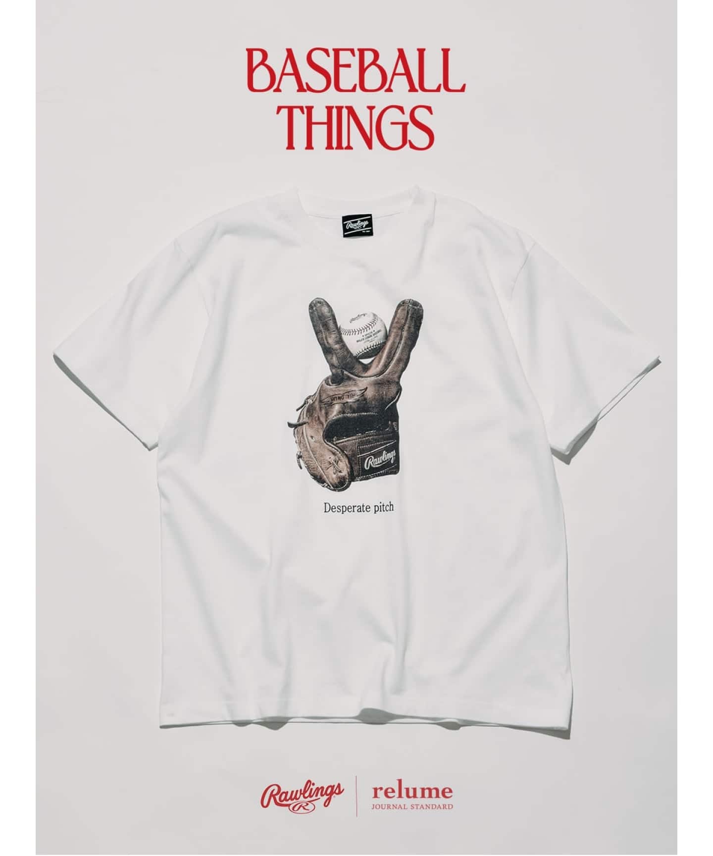 Rawlings / ローリングス 別注” XPG3” グローブアート プリントTシャツ