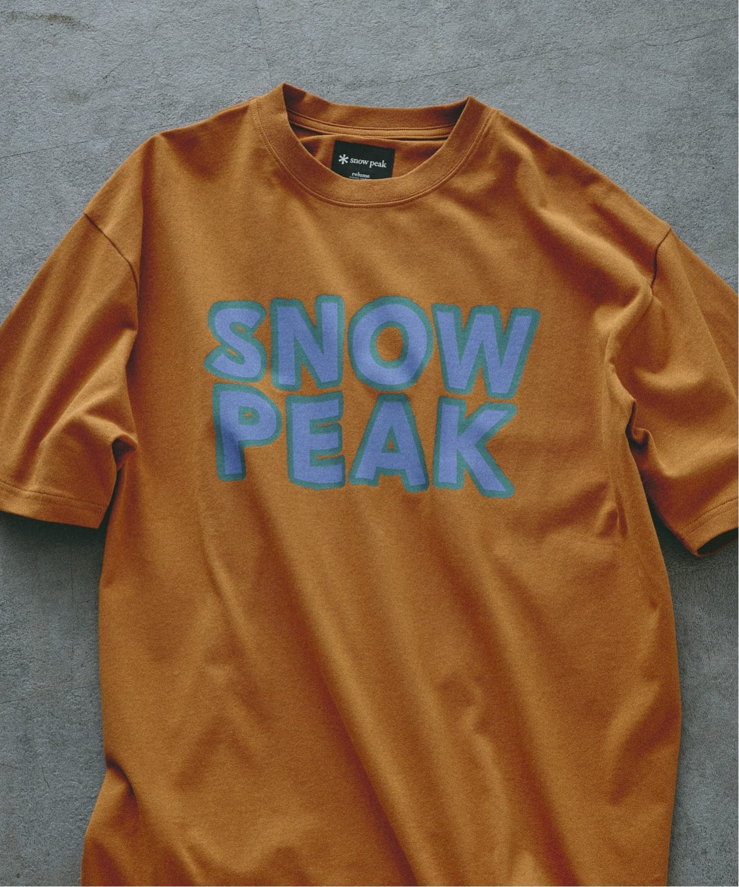 SNOW PEAK / スノーピーク 別注 マルチカラーロゴ プリントTシャツ（T