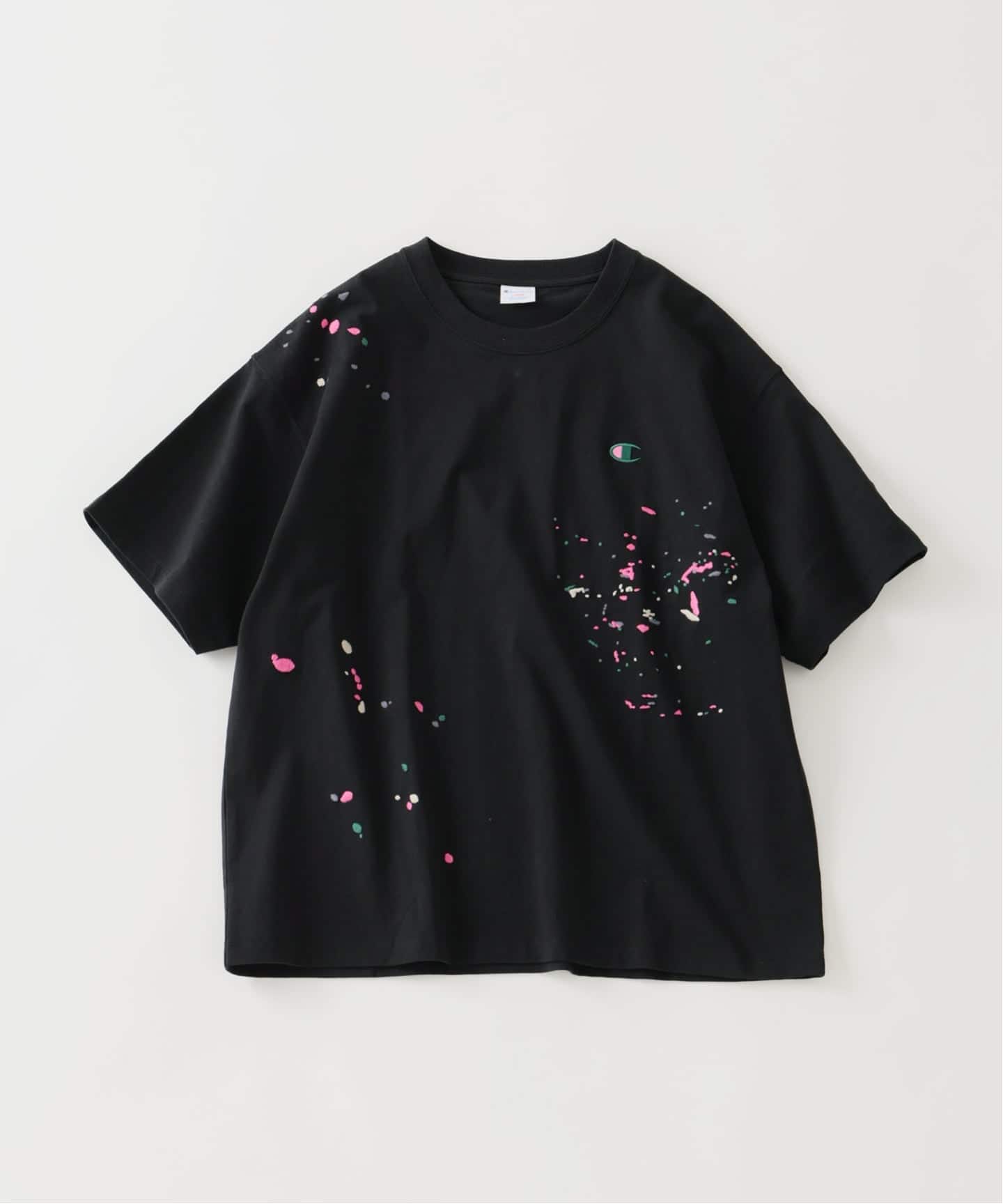 CHAMPION / チャンピオン 別注 刺繍スプラッシュ Tシャツ（Tシャツ