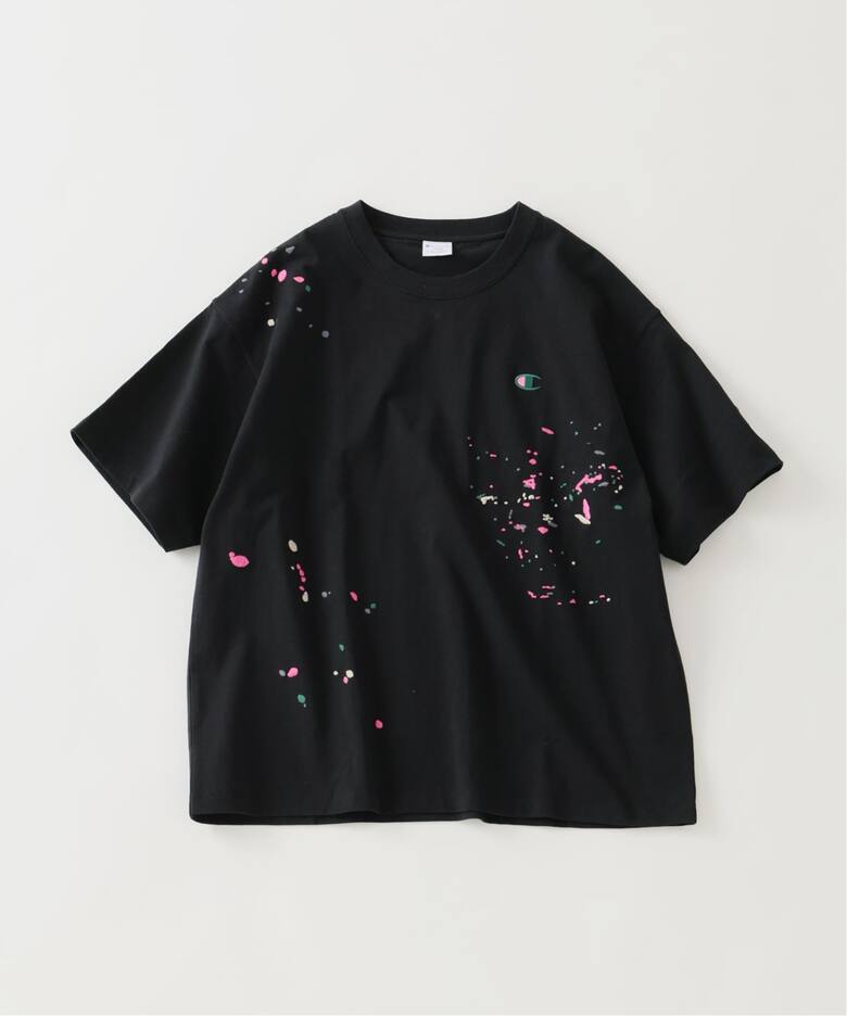 CHAMPION / チャンピオン 別注 刺繍スプラッシュ Tシャツ（Tシャツ 