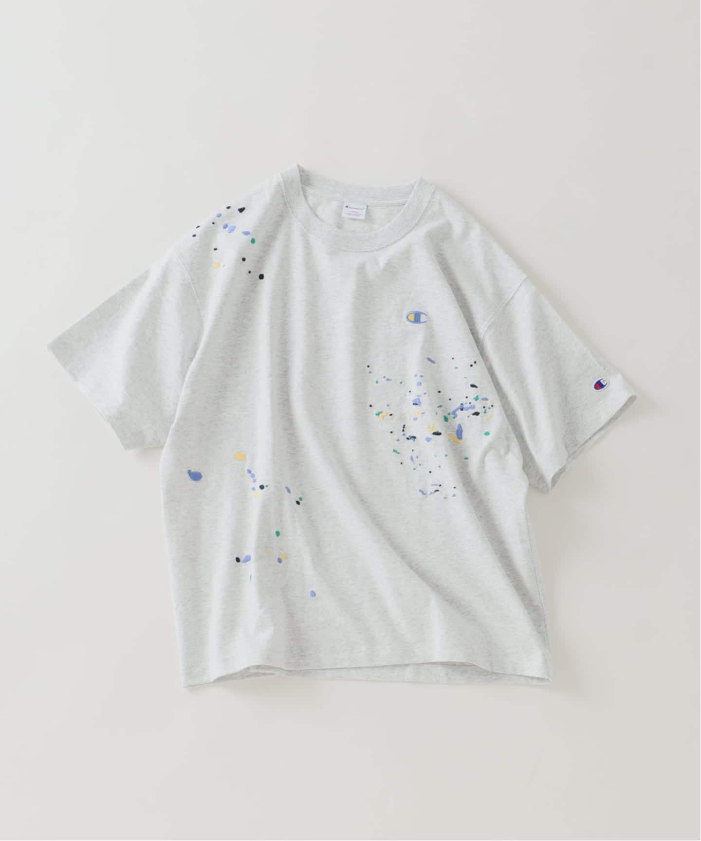 CHAMPION / チャンピオン 別注 刺繍スプラッシュ Tシャツ（Tシャツ