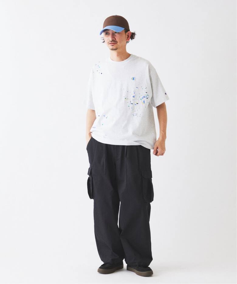 CHAMPION / チャンピオン 別注 刺繍スプラッシュ Tシャツ（Tシャツ 