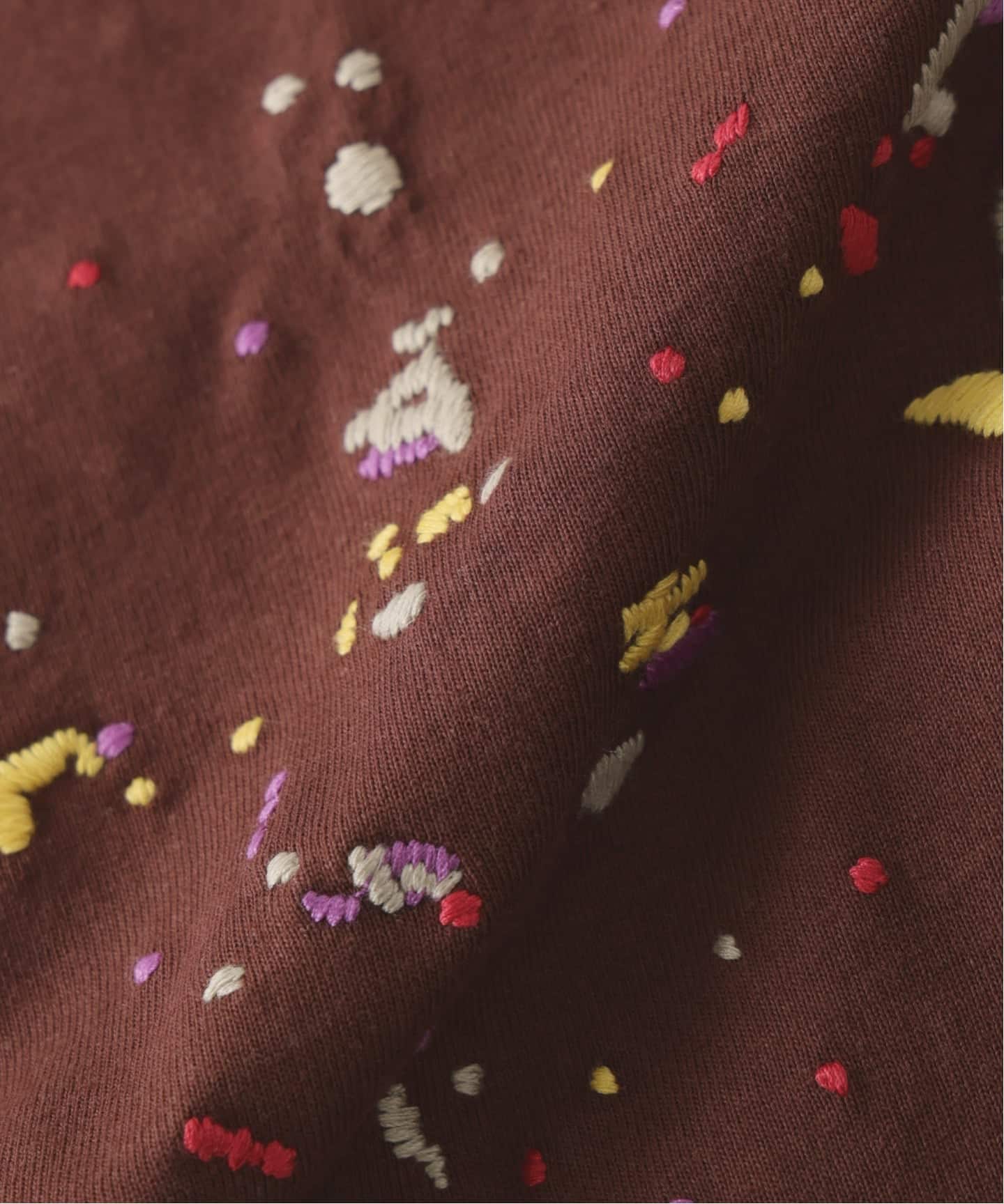 CHAMPION / チャンピオン 別注 刺繍スプラッシュ Tシャツ（Tシャツ