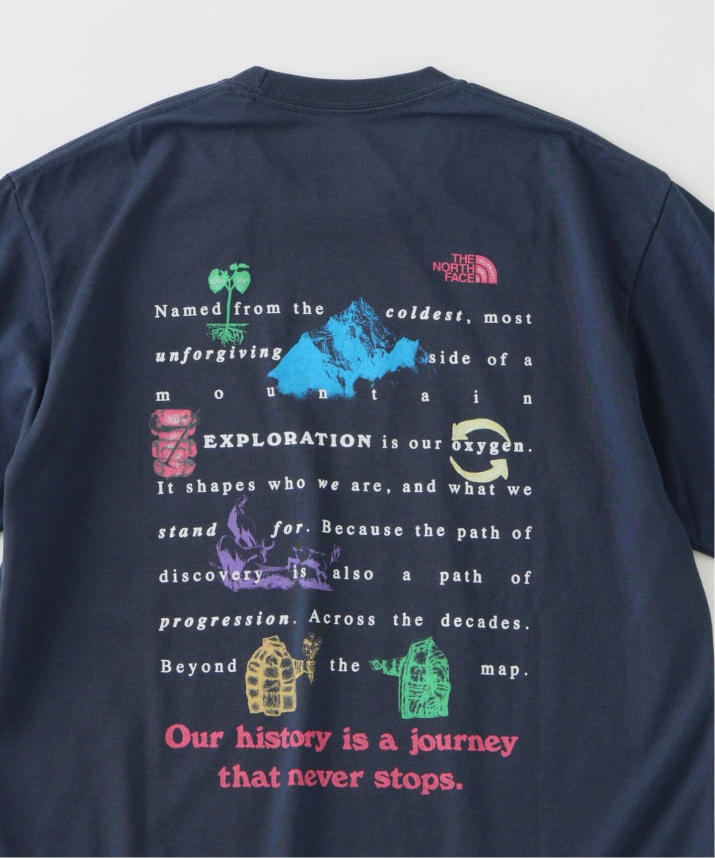 ジャーナルスタンダード　THE NORTH FACE Tシャツ　新品タグ付き THE NORTH FACE / ノースフェイス ジャーニーヒストリーティー（T