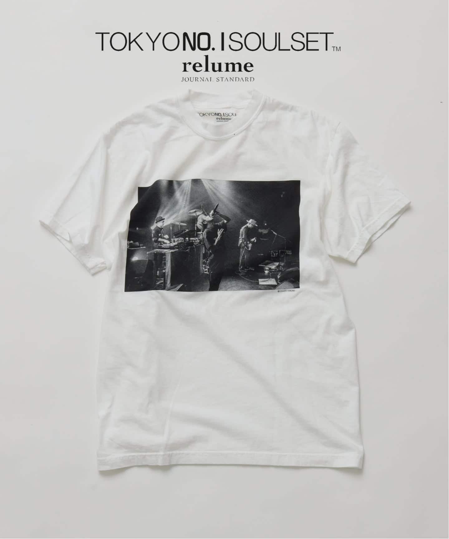 予約》【TOKYO No.1 SOUL SET × relume】別注 ライブフォト Tシャツ（T