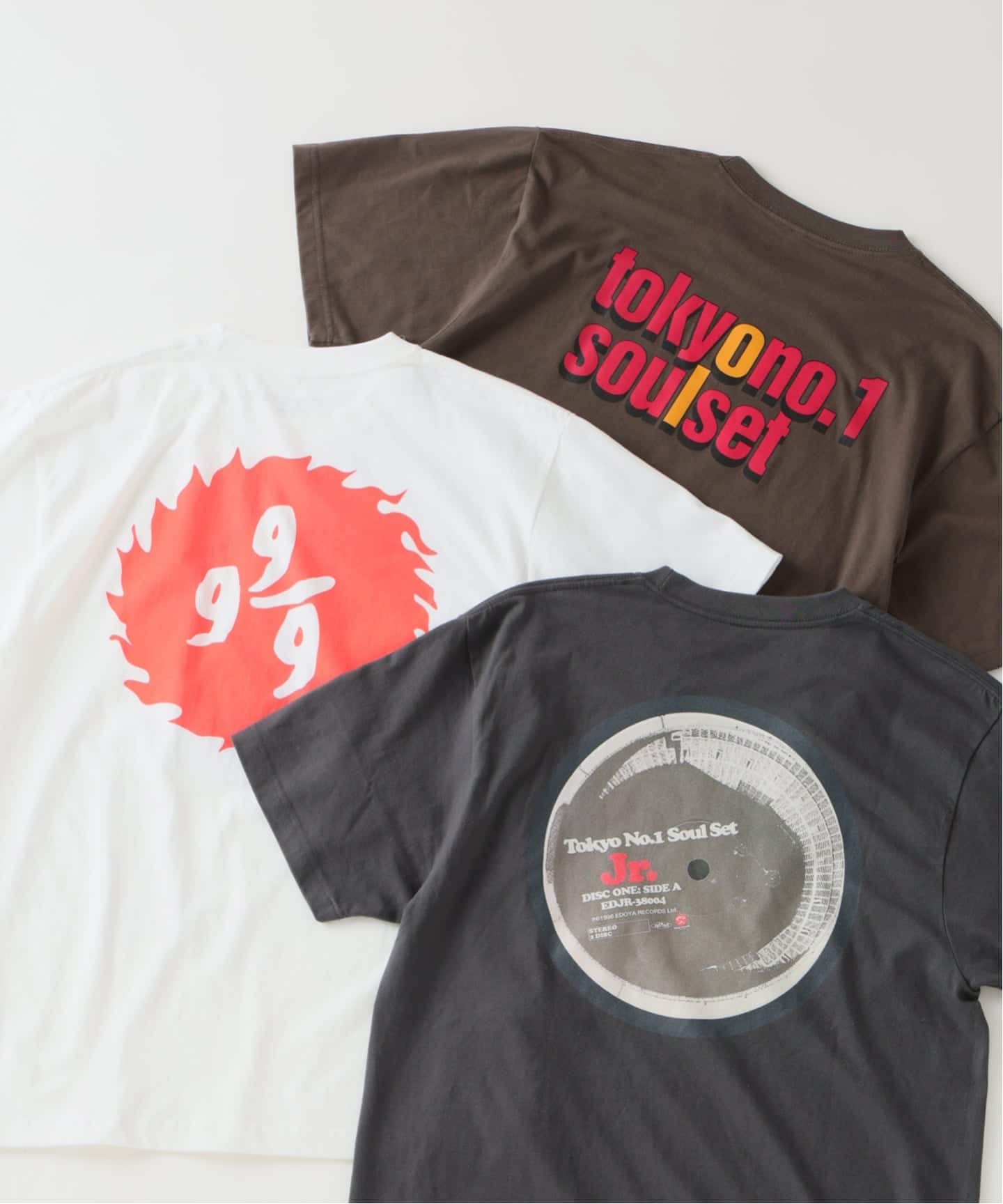 TOKYO No.1 SOUL SET × relume】別注 “9 9/9” プリント Tシャツ（T