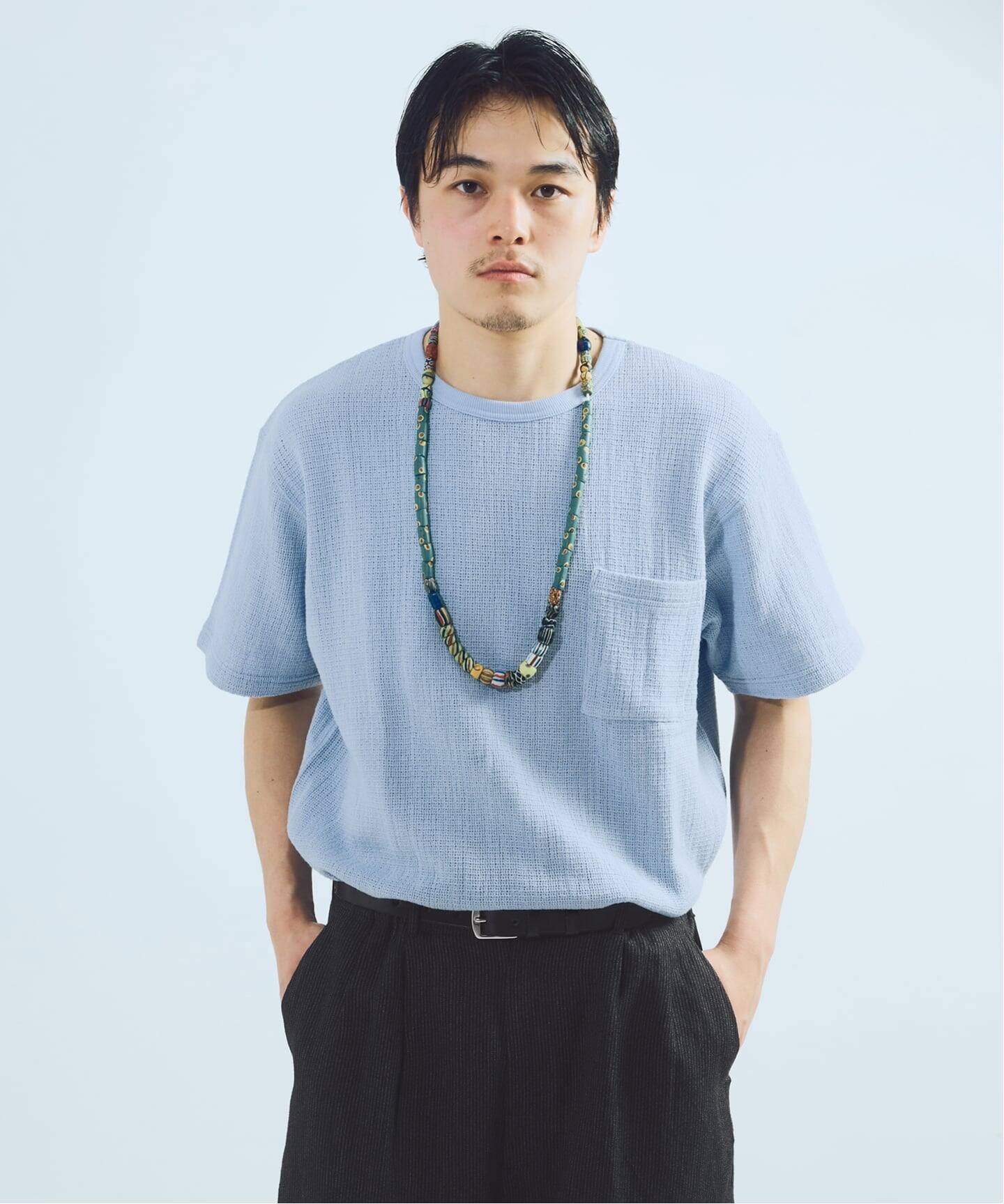 J.S.Homestead / レノ メッシュ ファブリック ポケット Tシャツ（T