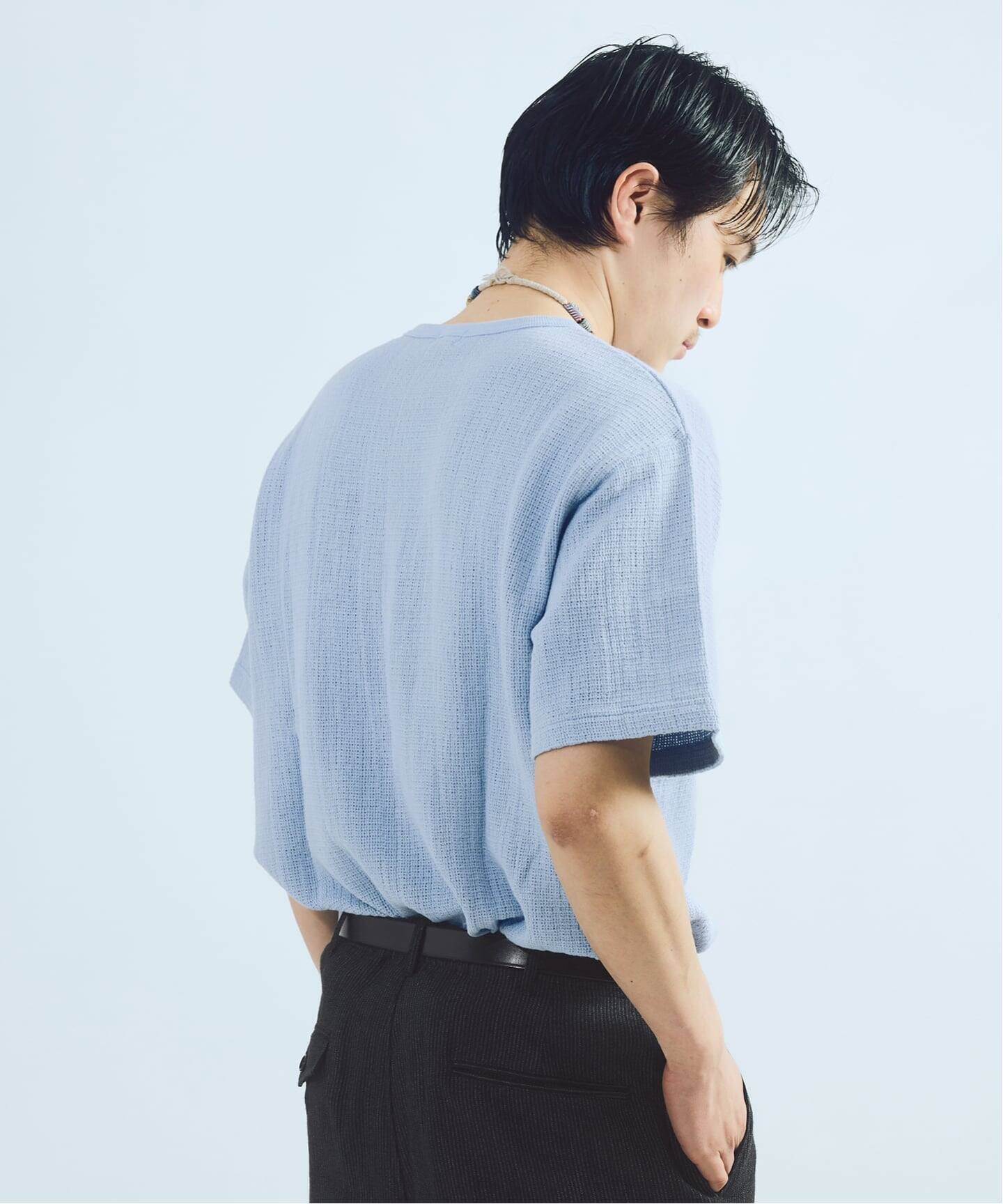 J.S.Homestead / レノ メッシュ ファブリック ポケット Tシャツ（T