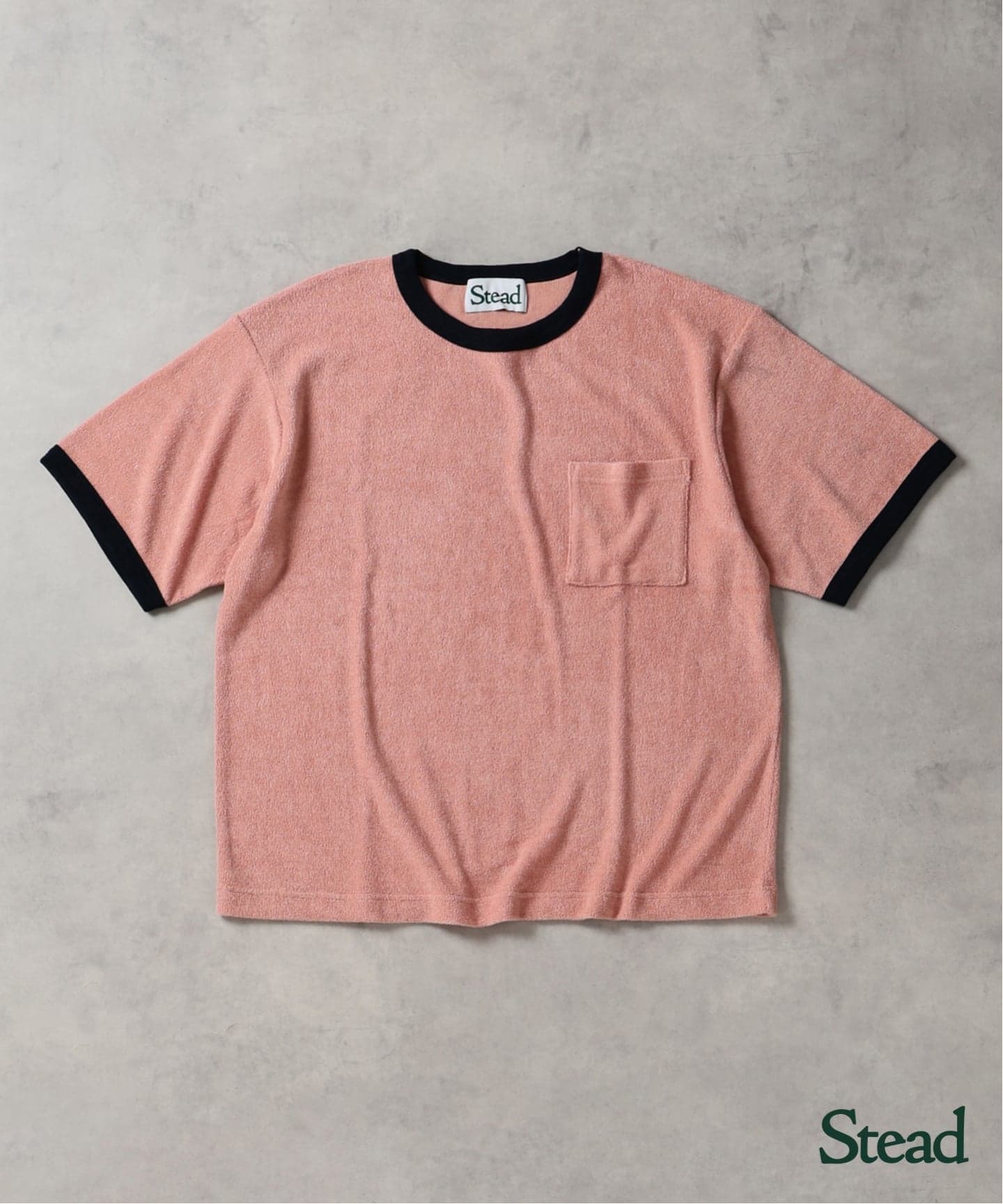 Stead / パイル リンガー ワイド ポケット Tシャツ（Tシャツ