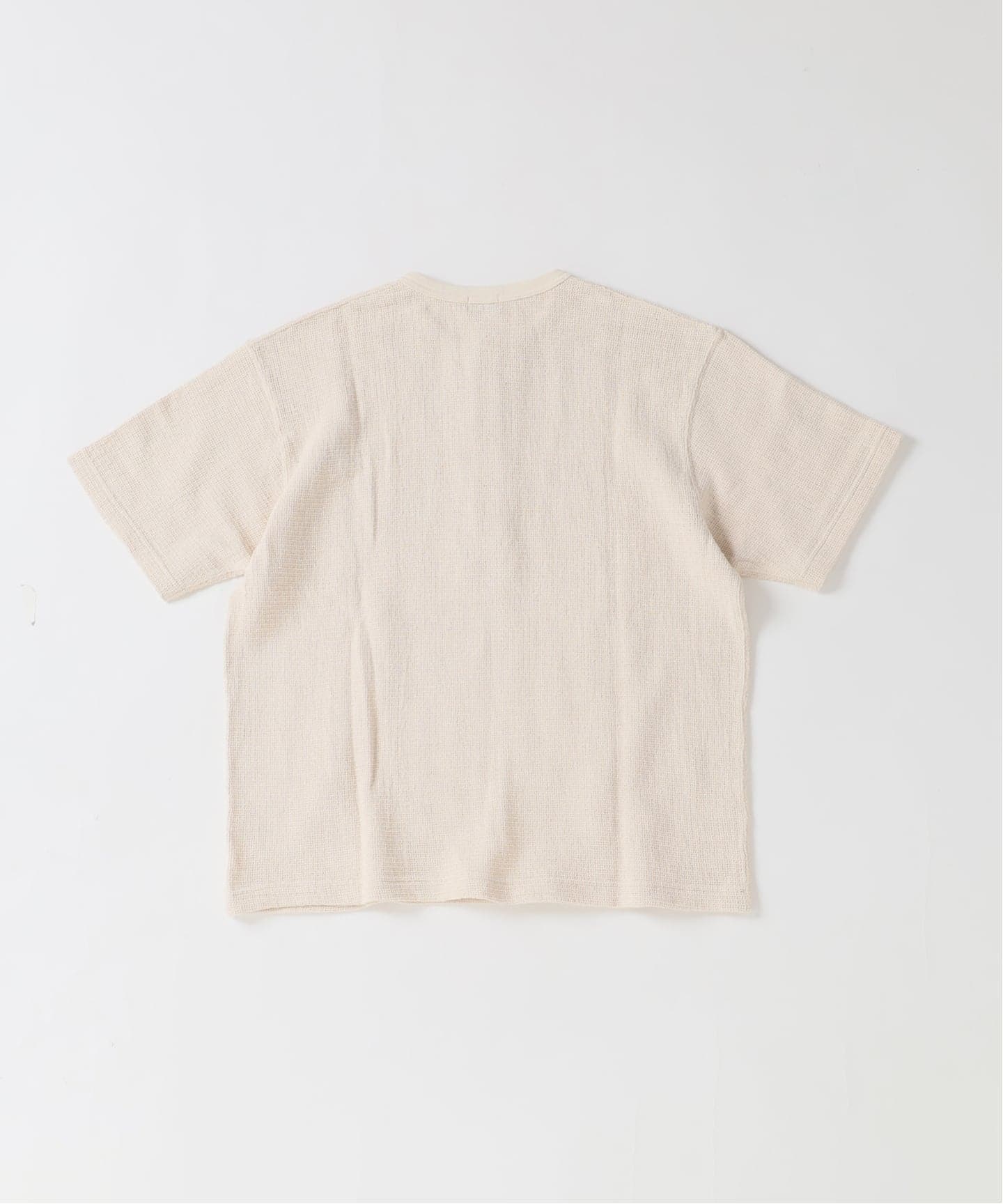 J.S.Homestead / レノ メッシュ ファブリック ヘンリー ネック Tシャツ