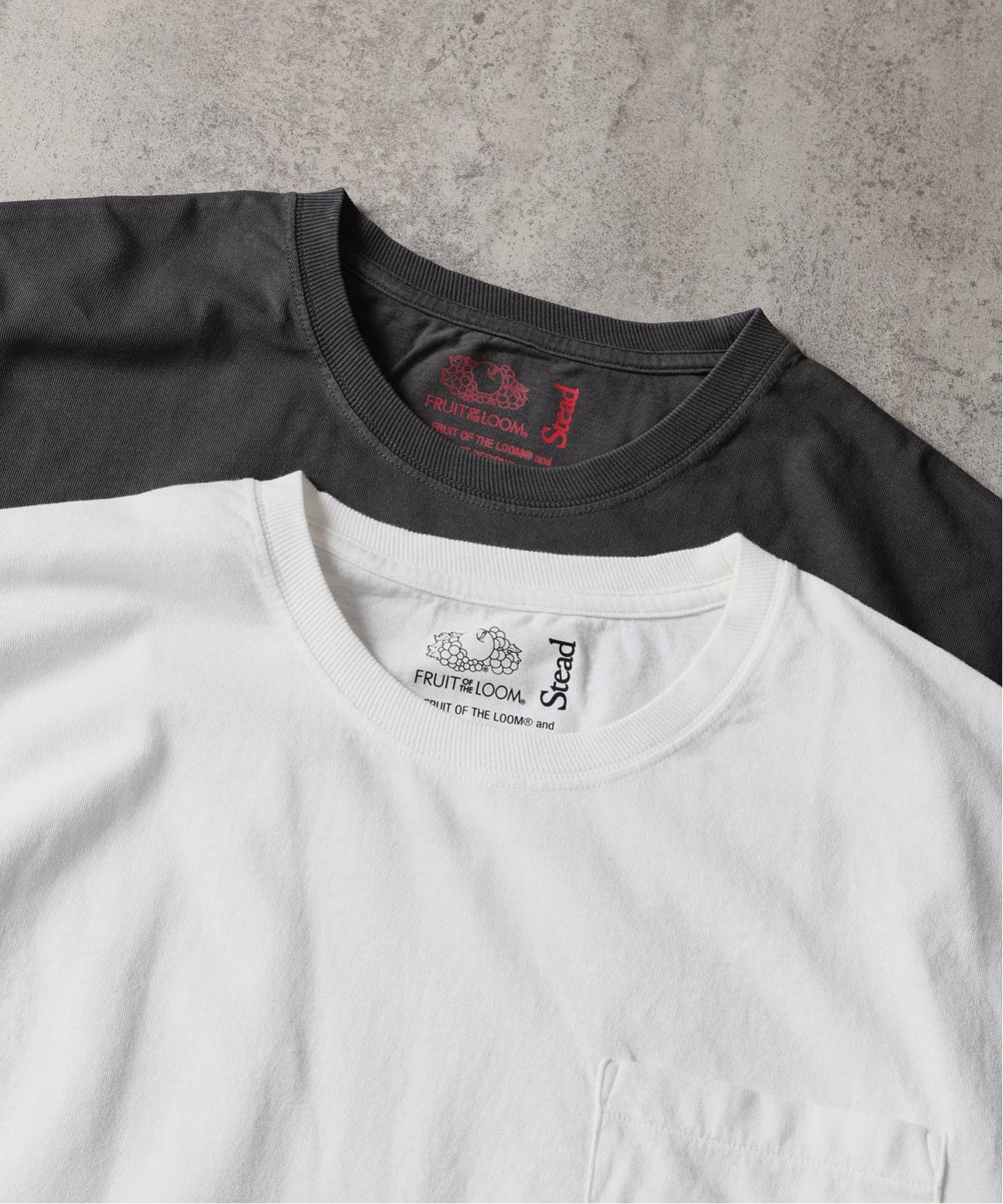 FRUIT OF THE LOOM / フルーツ オブ ザ ルーム × Stead 別注 2パック T
