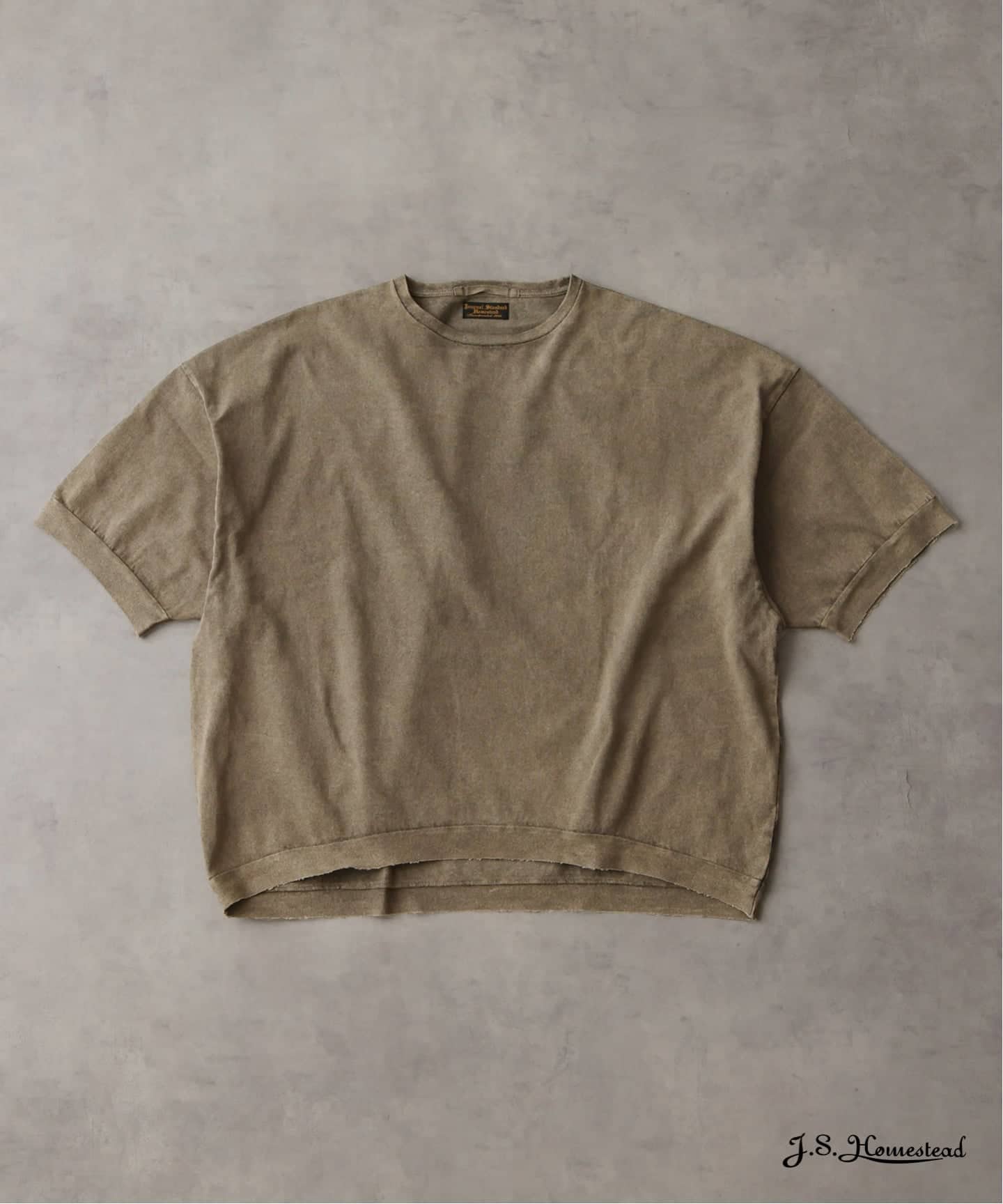J.S.Homestead / オーバー ラージ ポンチョ ショートスリーブ Tシャツ