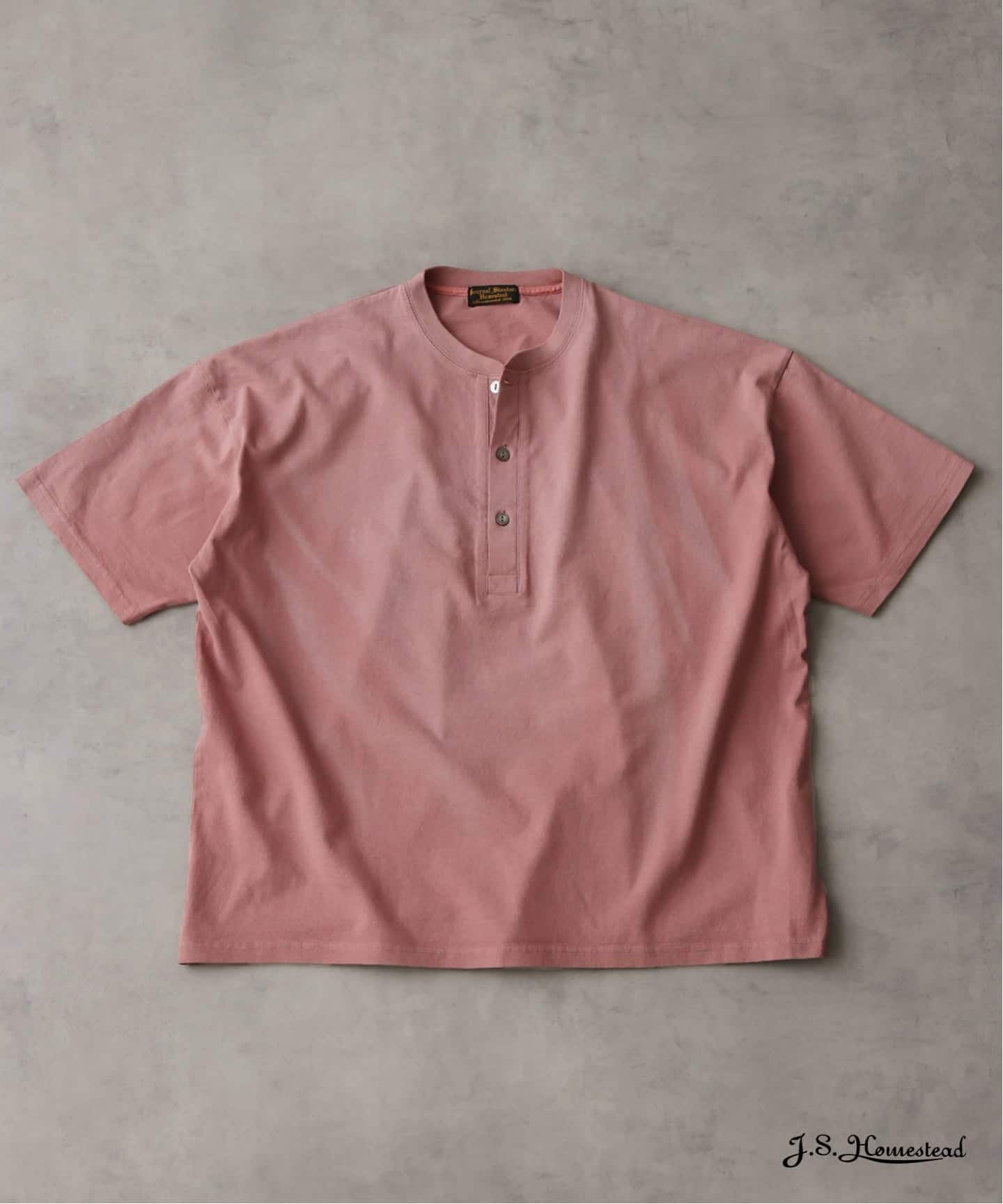J.S.Homestead / フェード ヘンリー ネック Tシャツ（Tシャツ