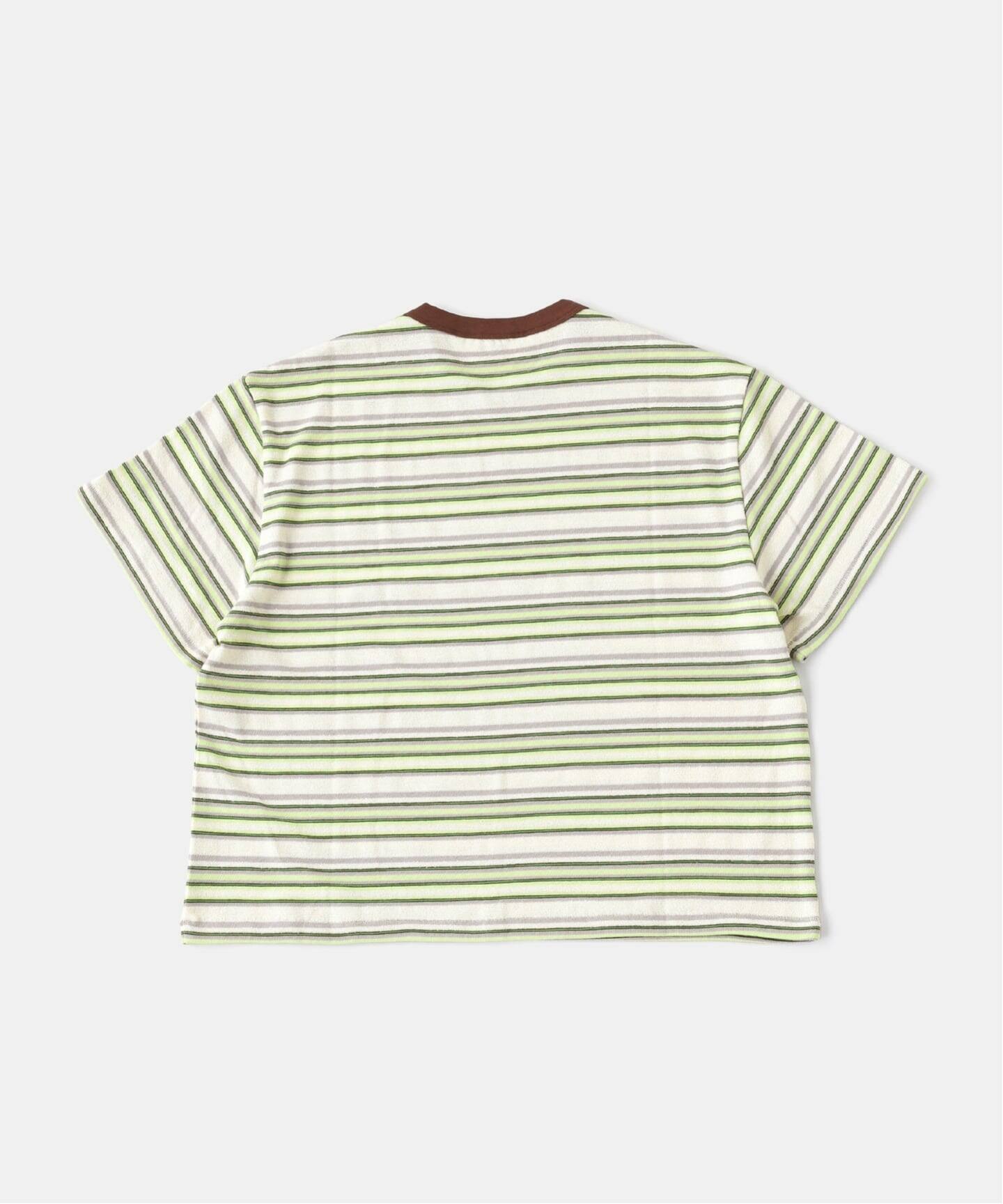 BRAIN DEAD / ブレインデッド LOOPED STRIPE T-SHIRT（Tシャツ