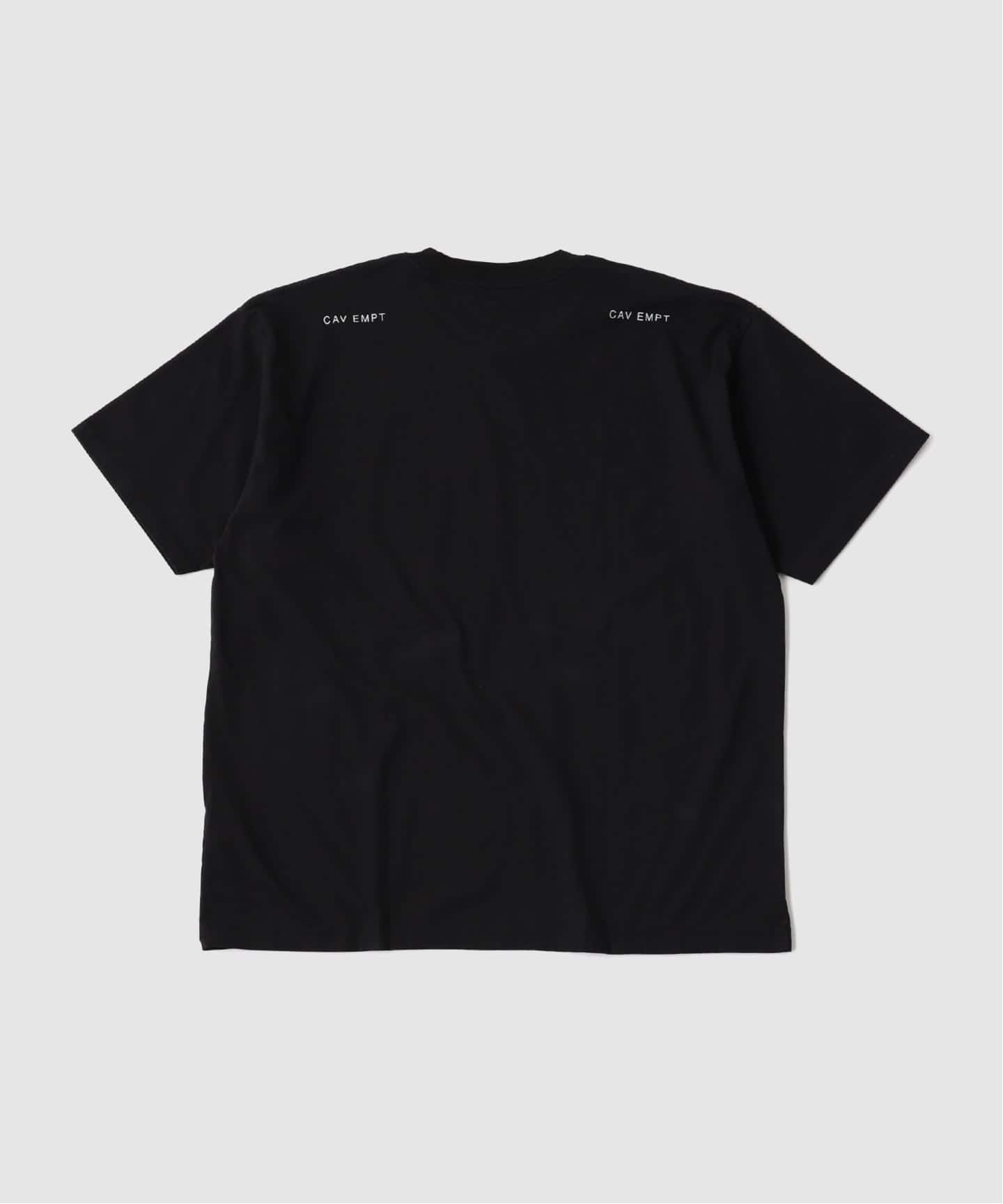 レア C.E CAV EMPT ヘビーウェイト Tシャツ ブラック Lサイズ C.E / シーイー CAVEMPT SIGNALS FROM BELOW BIG T（Tシャツ