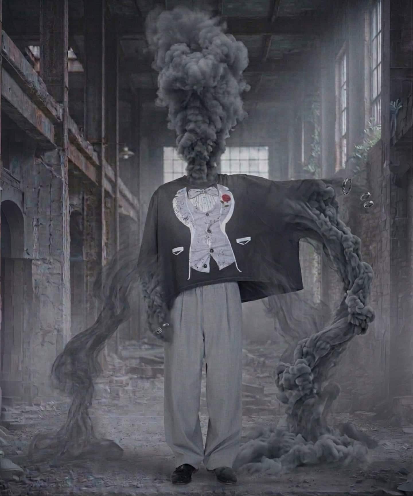 doublet / ダブレット WISM別注 TUXEDO BALLOON T-SHIRT（Tシャツ
