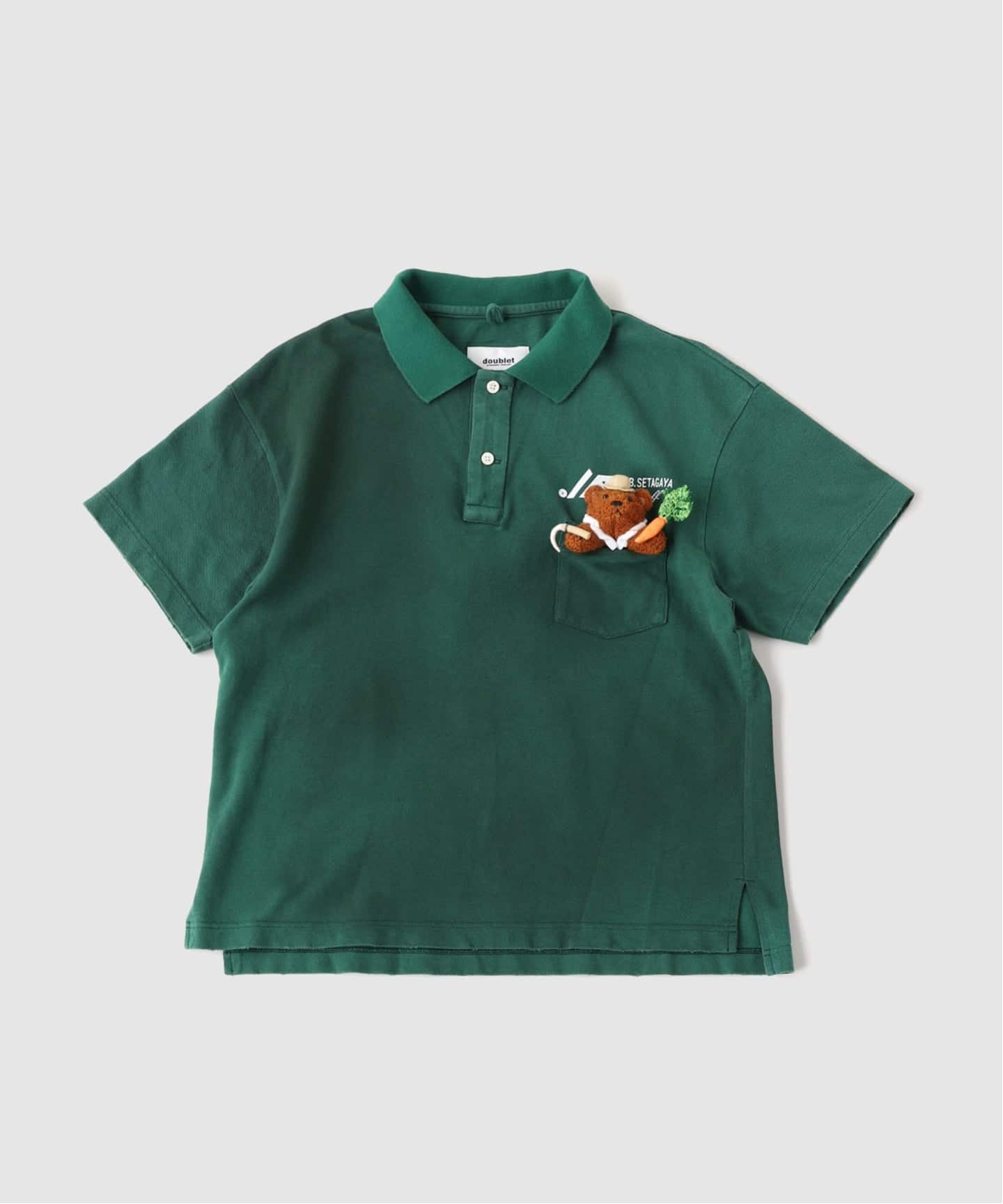 doublet / ダブレット POLO SHIRT WITH MY WORKWEAR BEAR（ポロシャツ