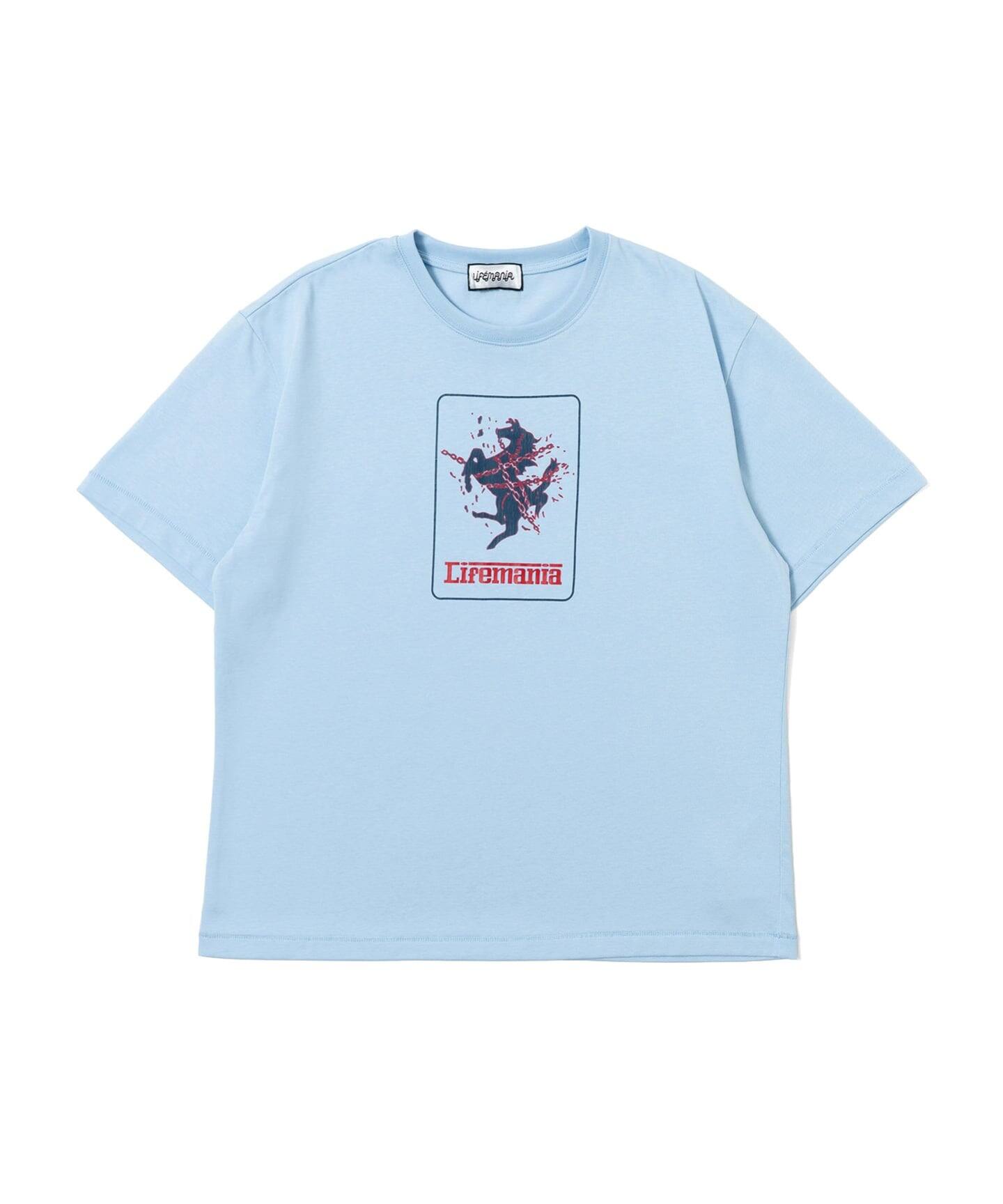 LIFEMANIA / ライフマニア CHAINED HORSE SS TEE（Tシャツ／カットソー