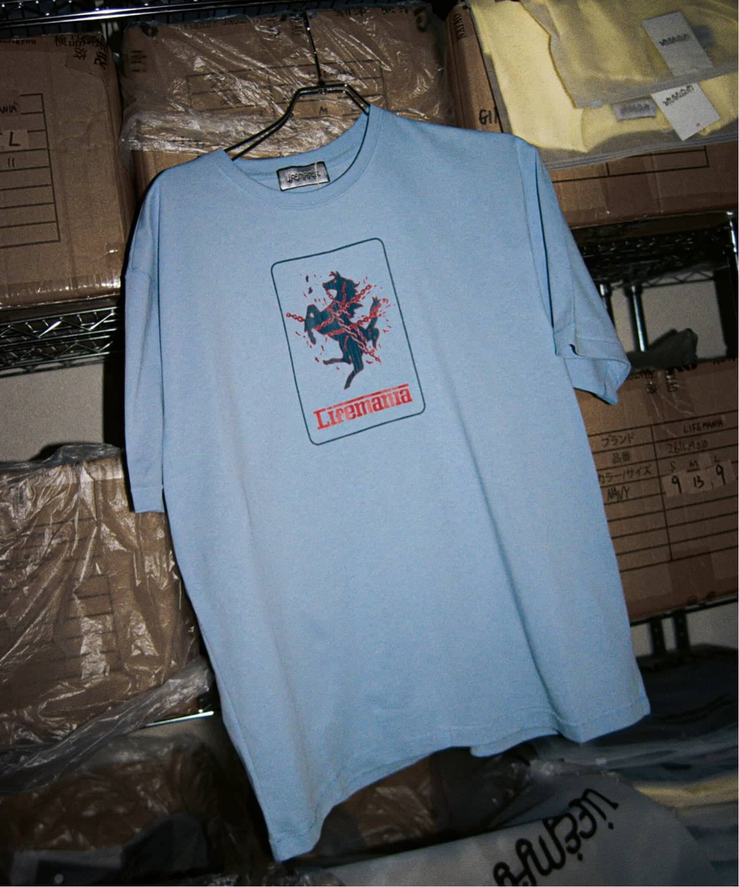 LIFEMANIA / ライフマニア CHAINED HORSE SS TEE（Tシャツ／カットソー
