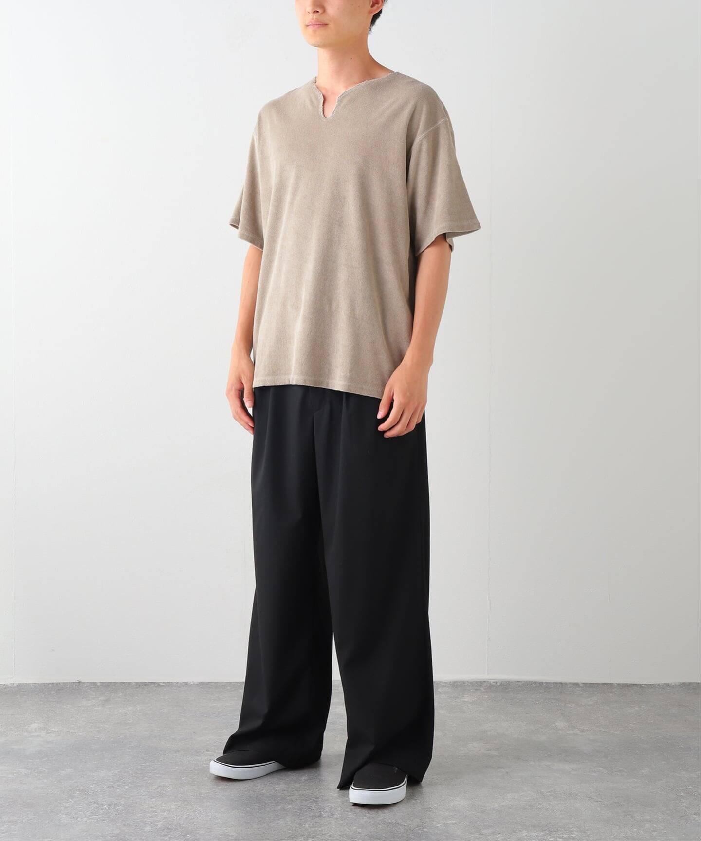 パイル キーネック Tシャツ（Tシャツ／カットソー）｜JOURNAL STANDARD