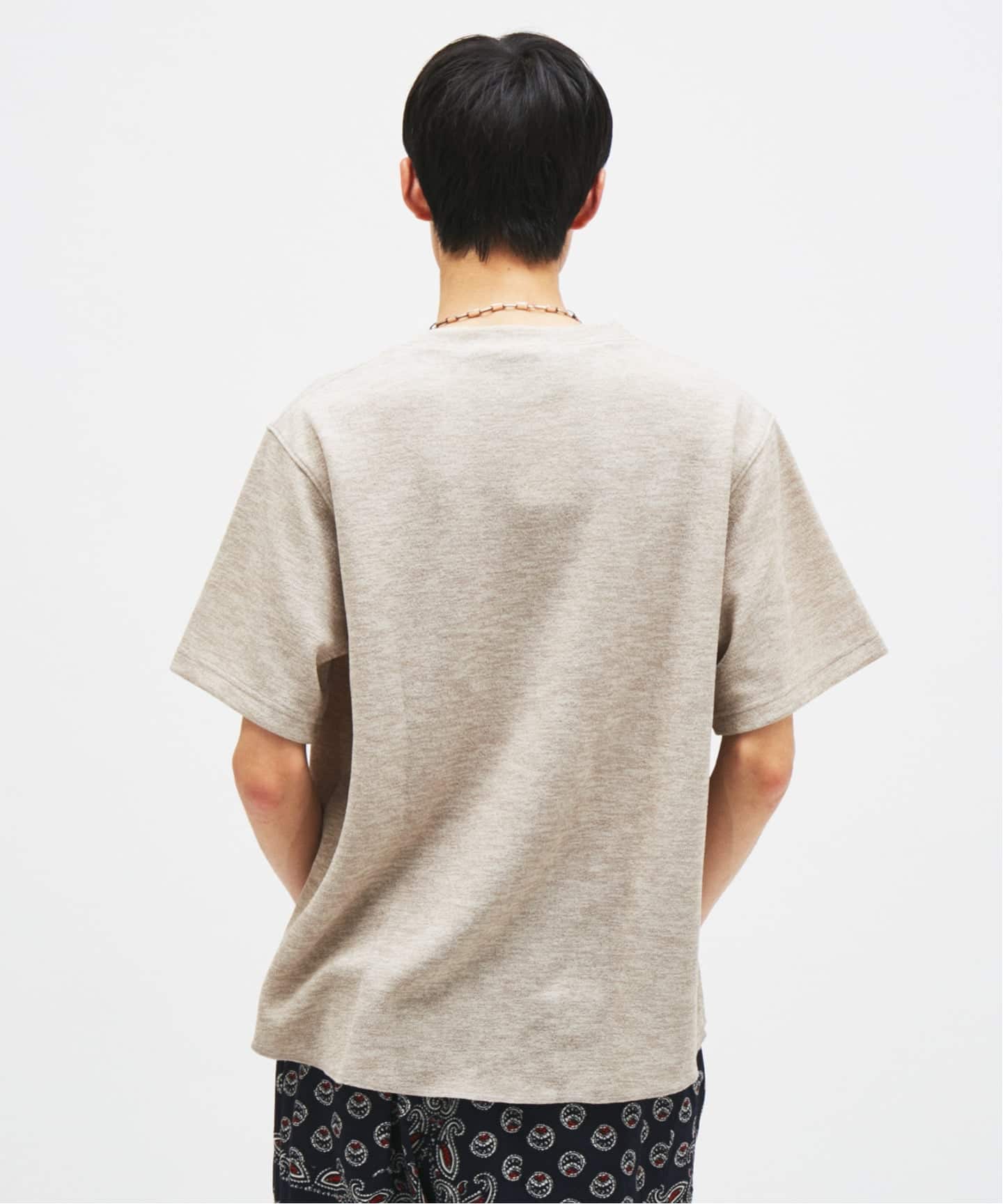 リネン ライク ダブル フェイス Tシャツ（Tシャツ／カットソー