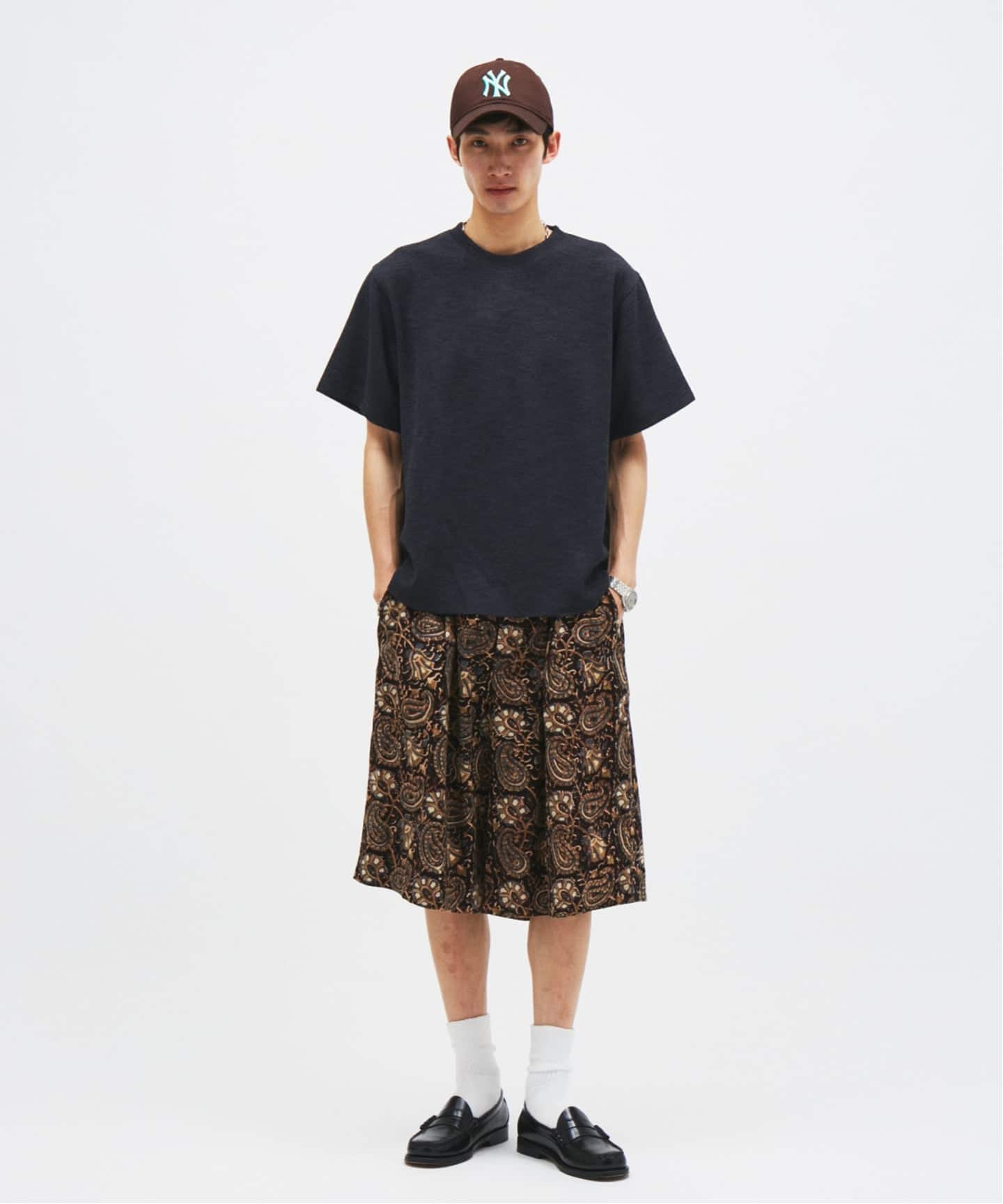 リネン ライク ダブル フェイス Tシャツ（Tシャツ／カットソー