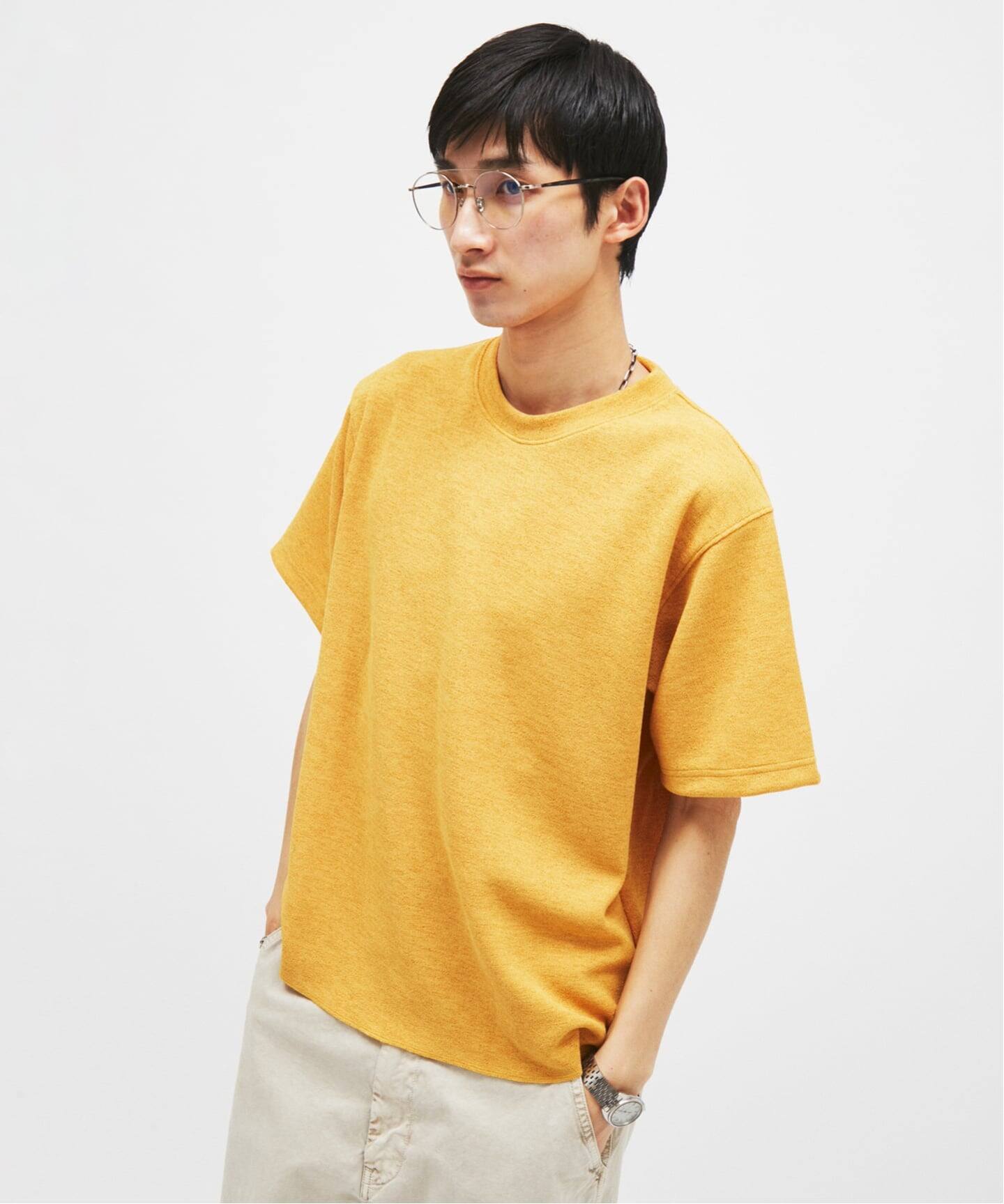 リネン ライク ダブル フェイス Tシャツ（Tシャツ／カットソー