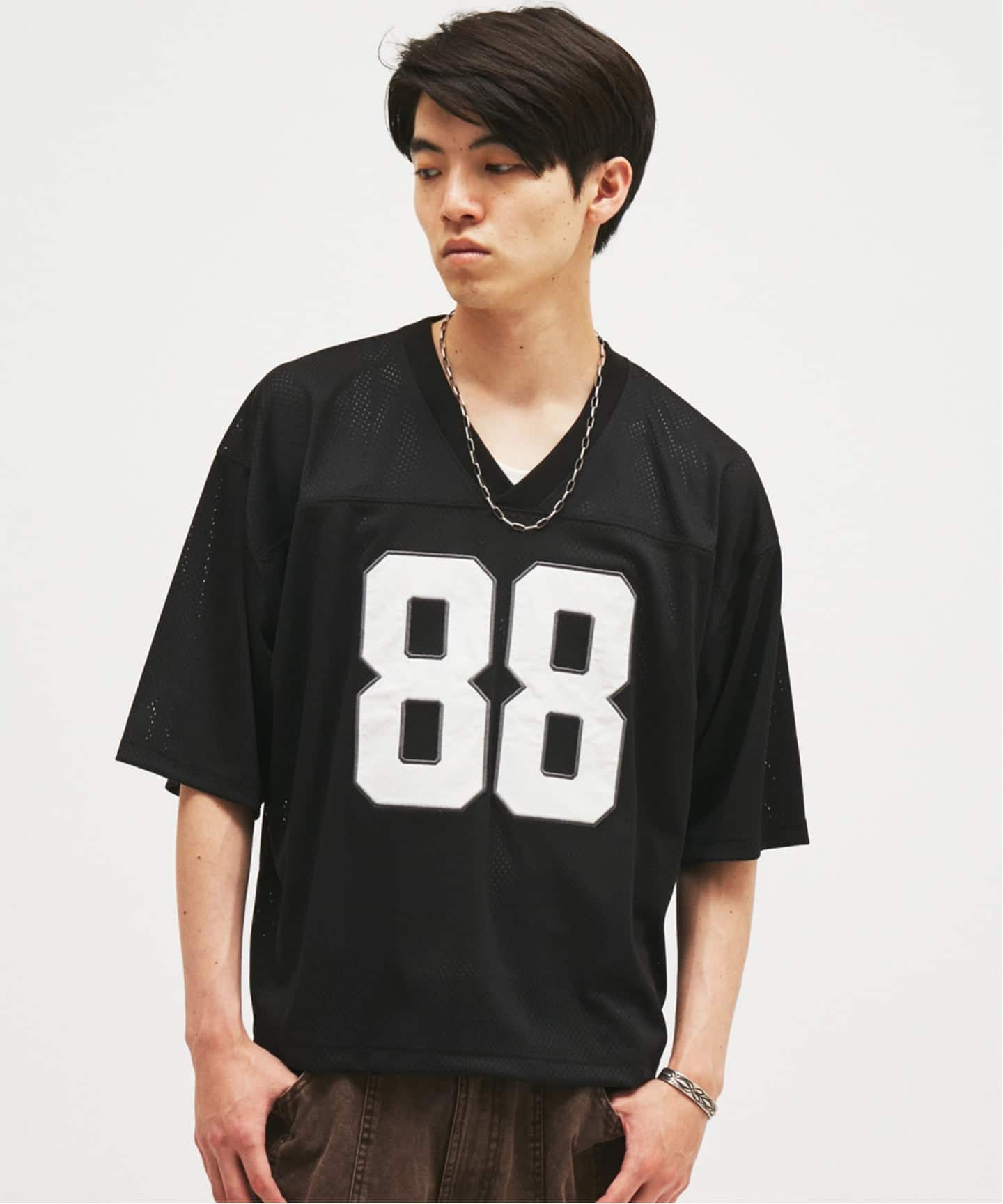 フットボール オーバー メッシュ Tシャツ（Tシャツ／カットソー