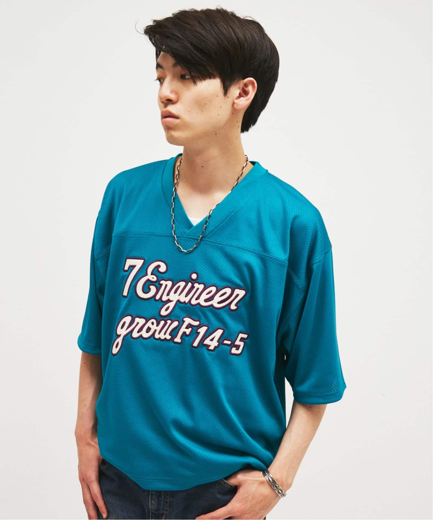フットボール オーバー メッシュ Tシャツ（Tシャツ／カットソー