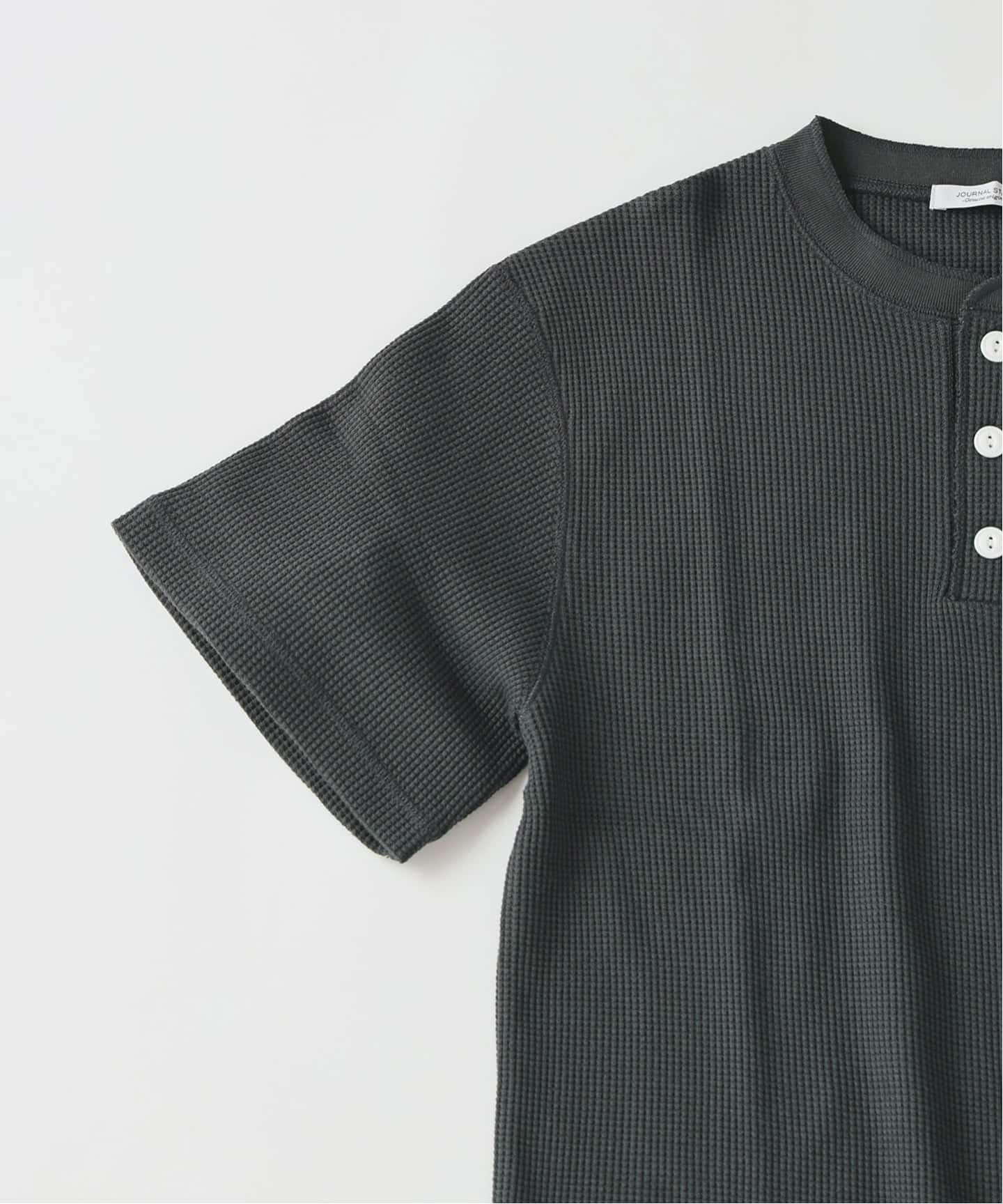 TC サーマル 半袖 ヘンリーネック Tシャツ（Tシャツ／カットソー
