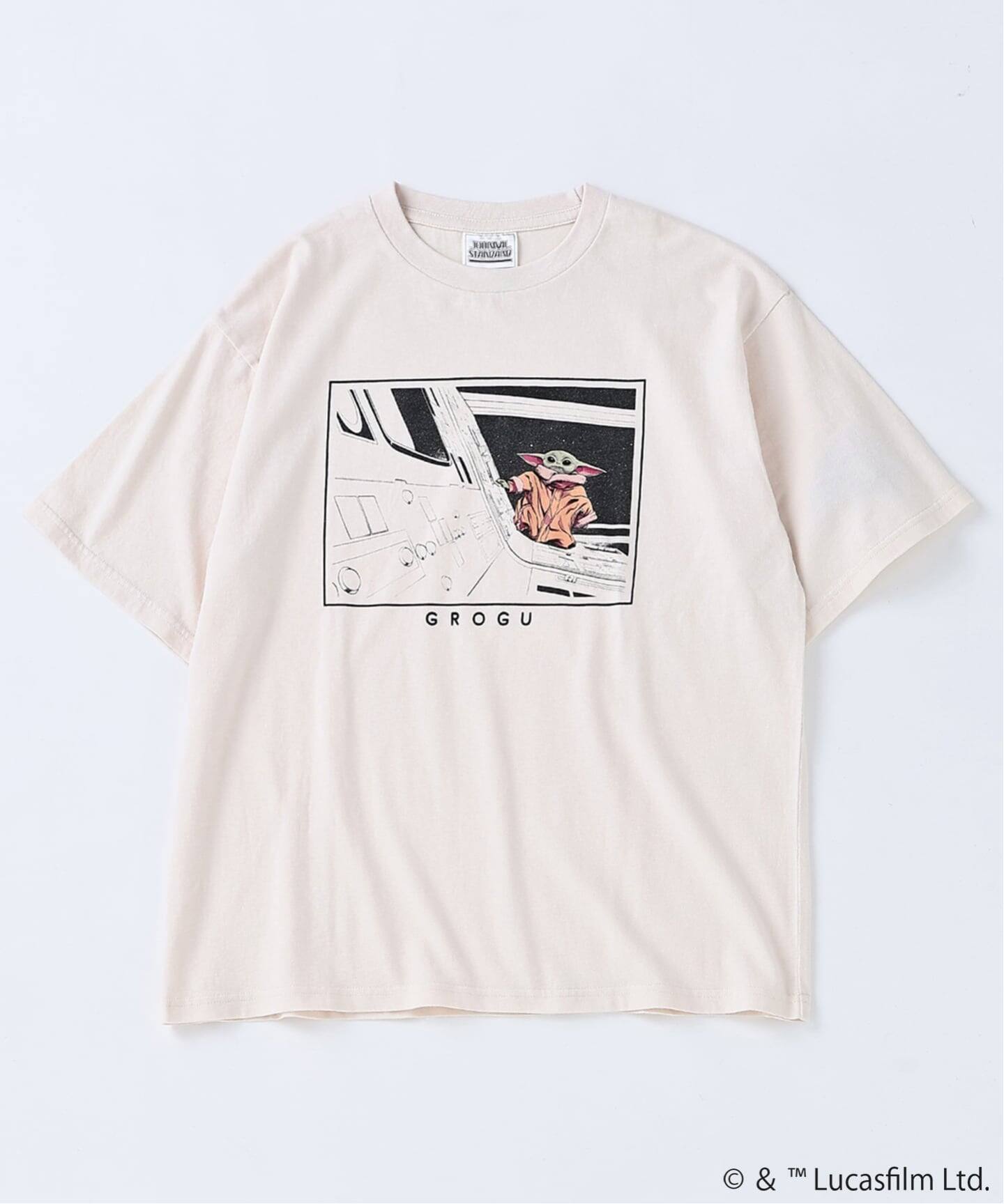 STAR WARS / スター・ウォーズ マンダロリアン プリント Tシャツ（T