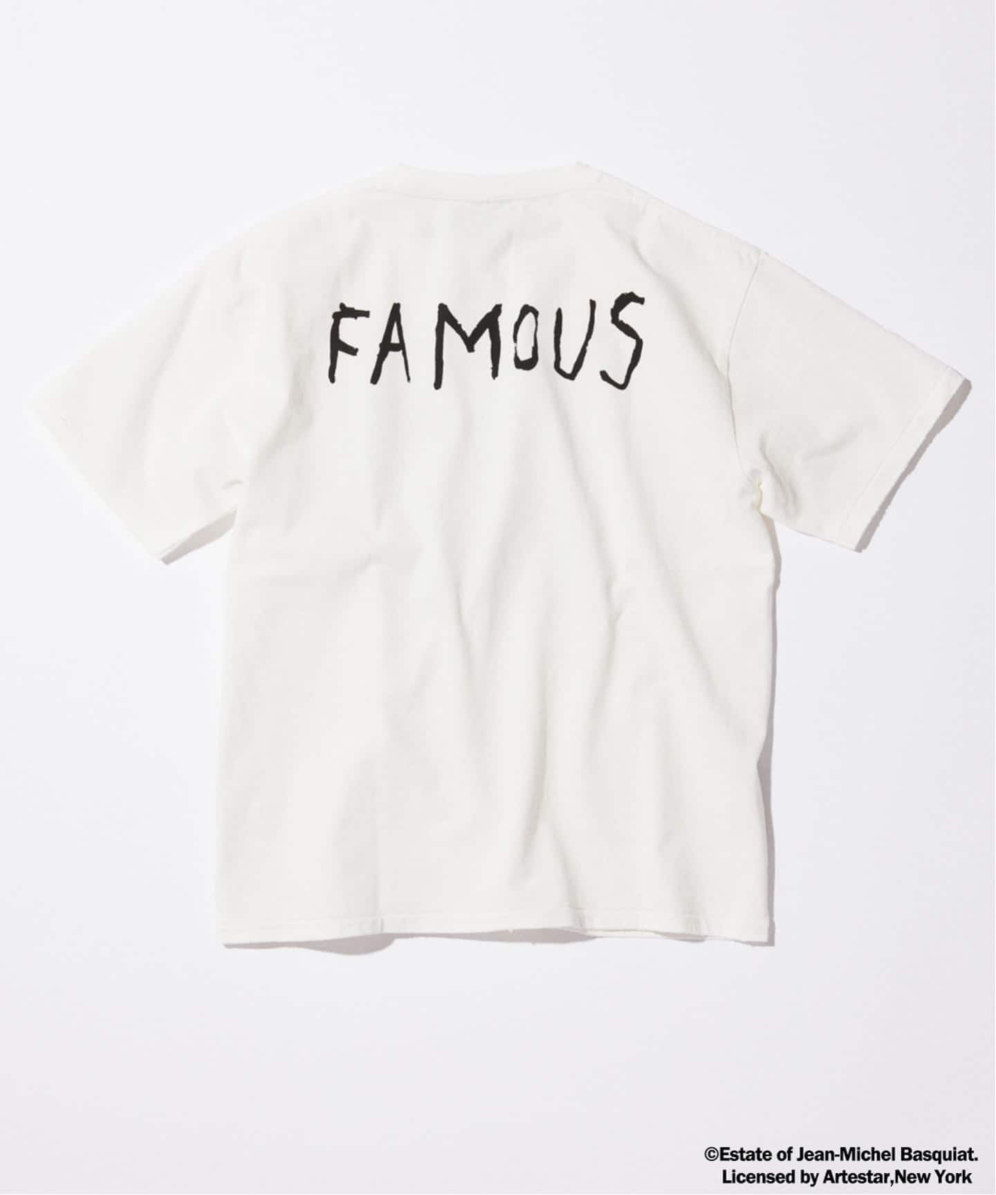 BASQUIAT バスキア アートプリント パーカー L オフホワイト Jean-Michel Basquiat / ジャン＝ミシェル・バスキア プリントTシャツ