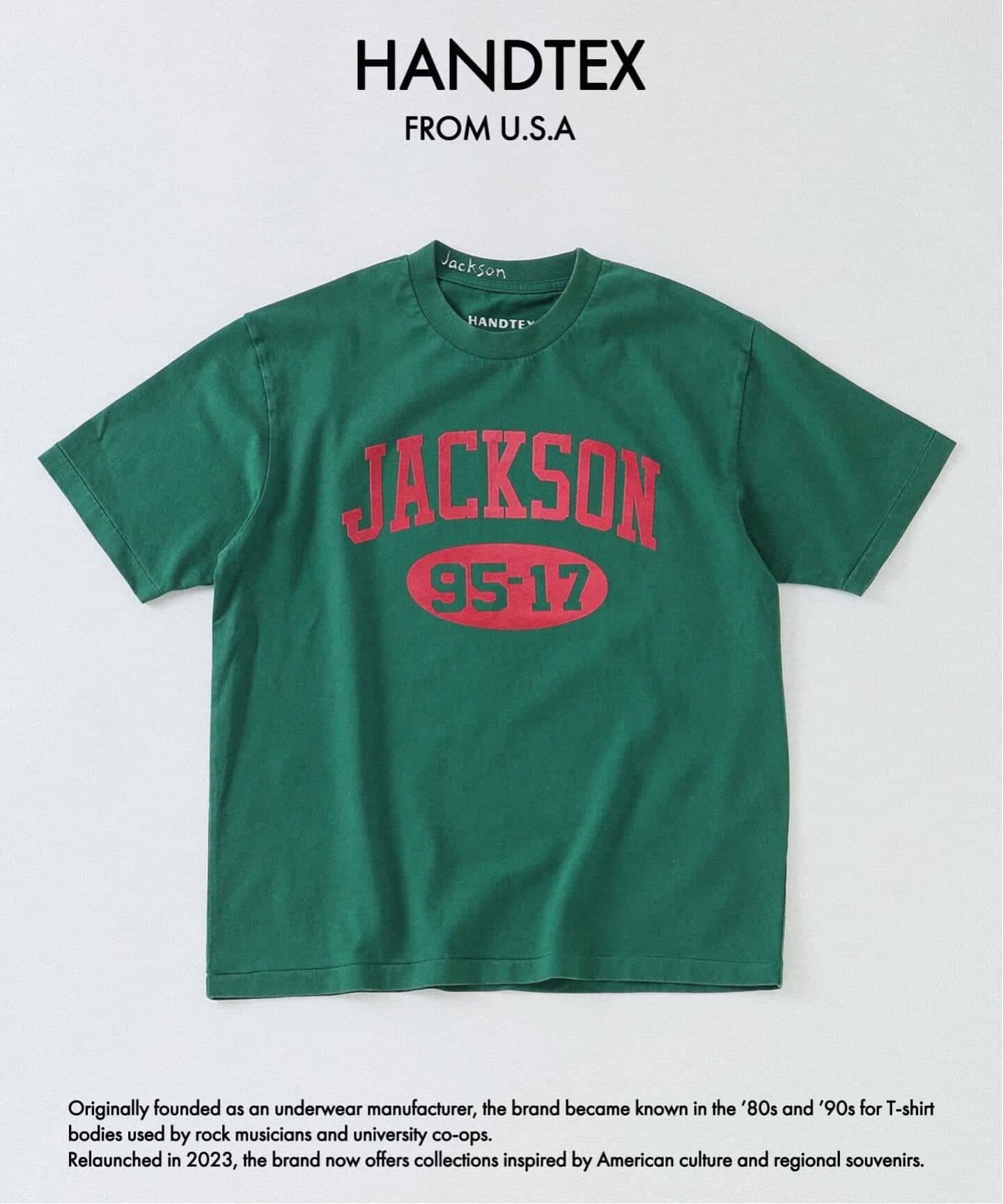 予約》HANDTEX ハンドテックス × JACKSON MATISSE ジャクソンマティス