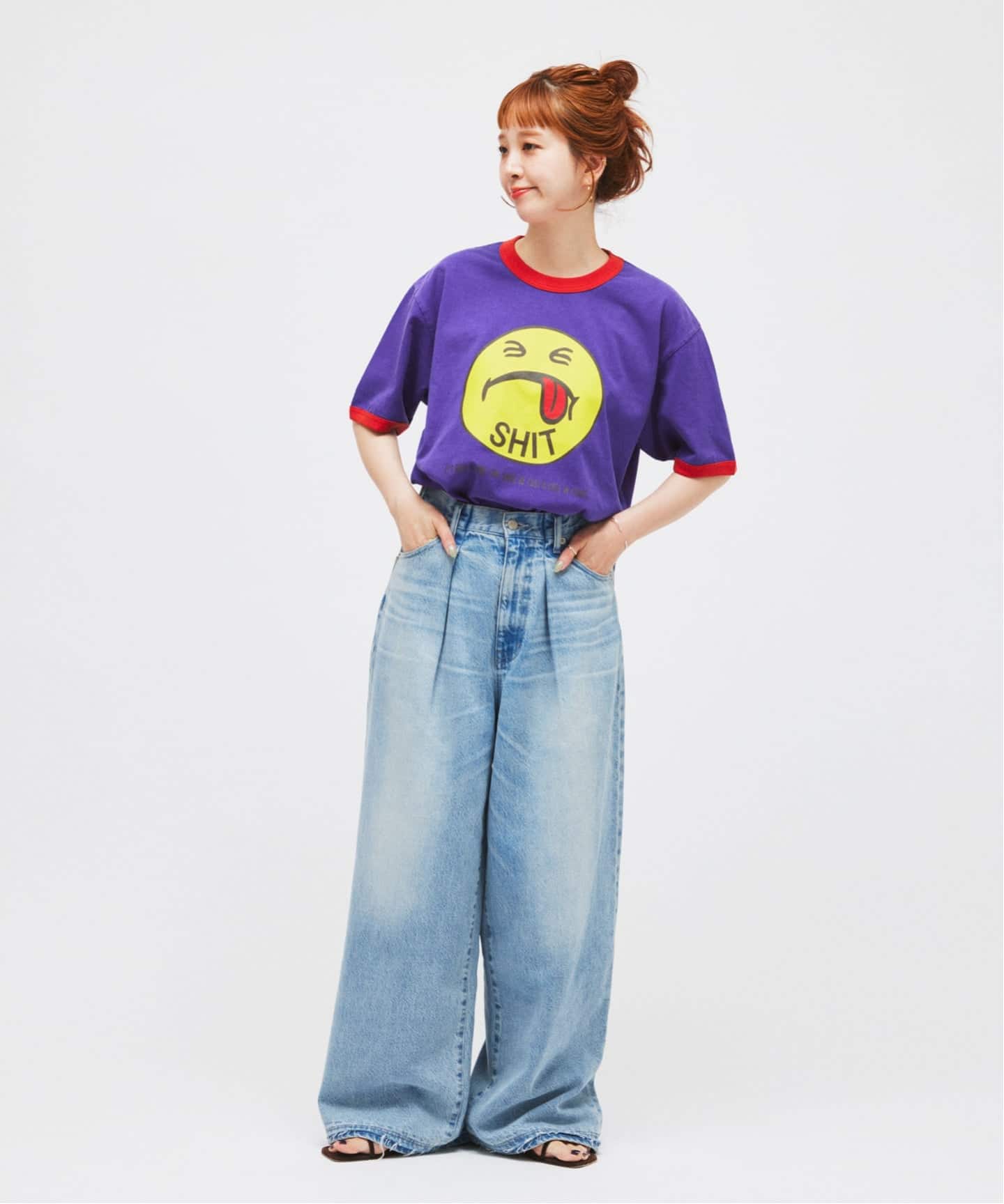 スマイル様 予約》HANDTEX / ハンドテックス 別注 SMILE スマイル Tシャツ（T
