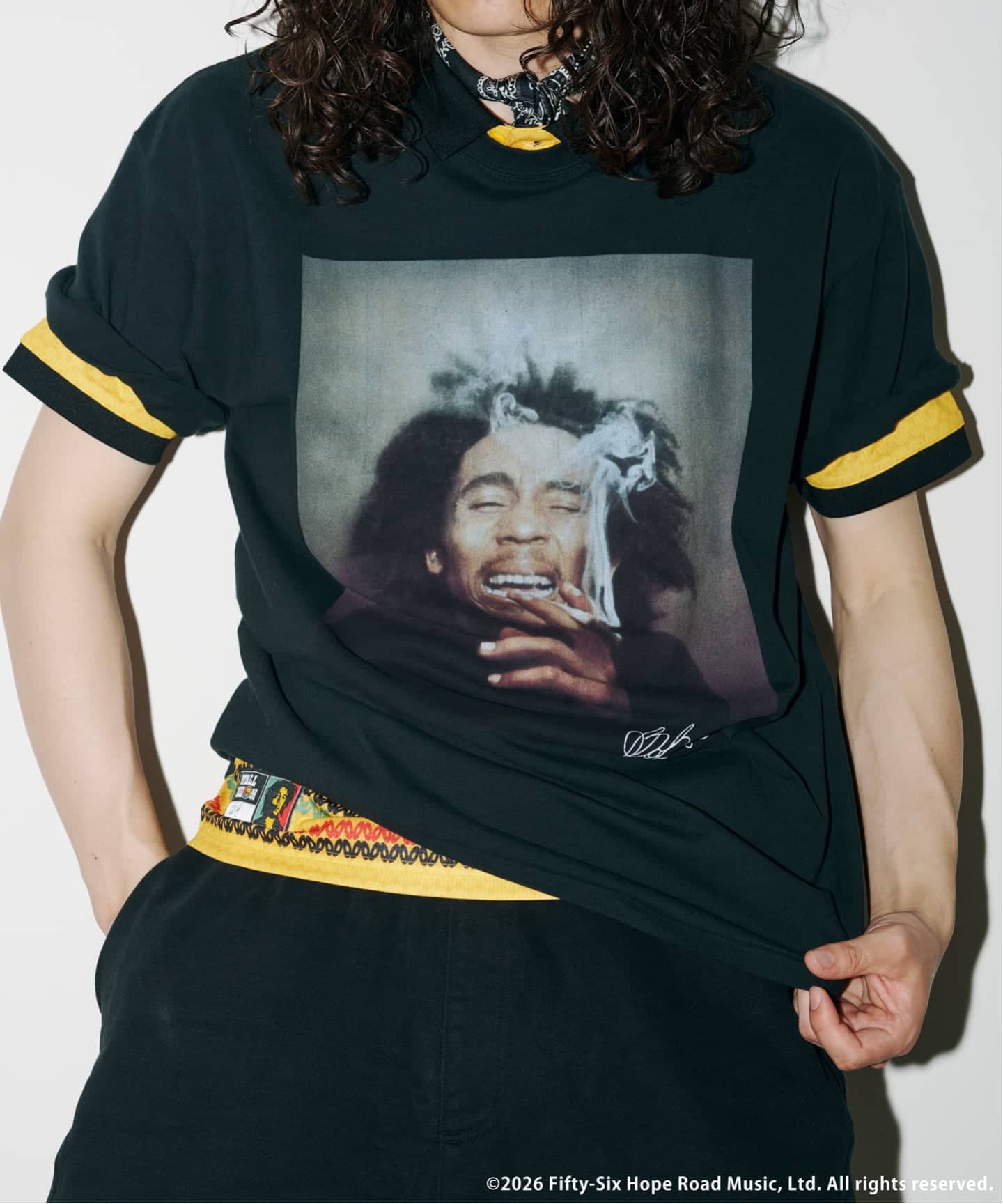 a*c様 ボブ・マーリー プリント 長袖シャツ 予約》Bob Marley / ボブ・マーリー プリント Tシャツ（Tシャツ