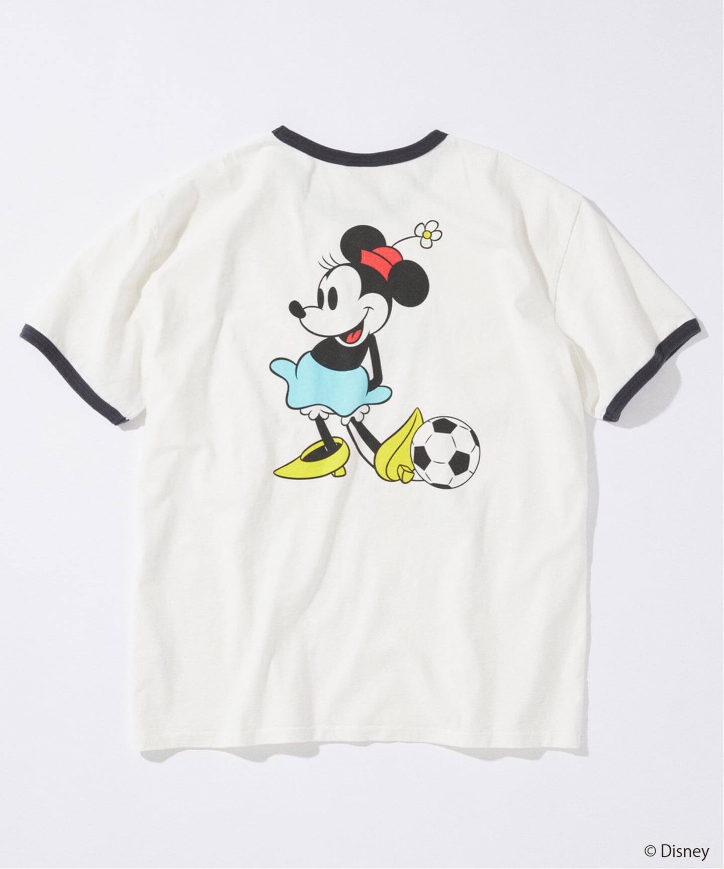 予約》MICKEY MOUSE / ミッキー マウス 別注 サッカー プリント T