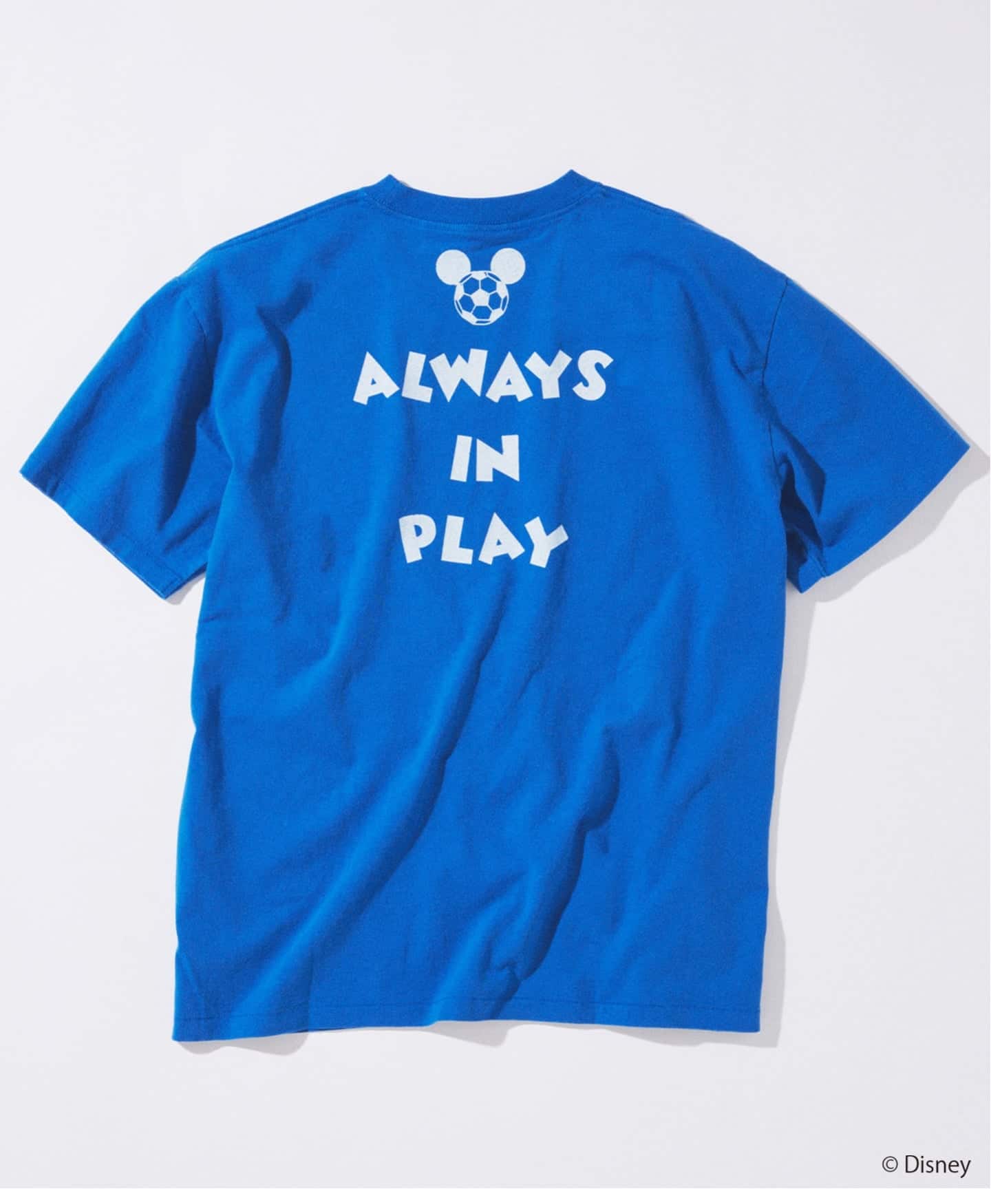 スポーツ選手 Mickey 予約》MICKEY MOUSE / ミッキー マウス 別注 サッカー プリント T