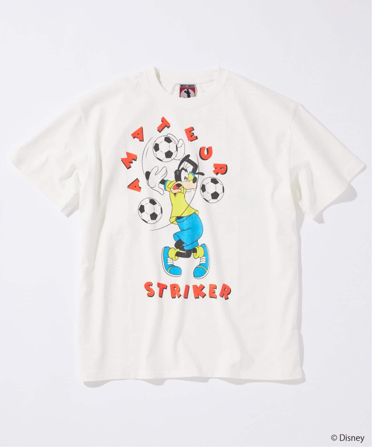MICKEY MOUSE / ミッキー マウス 別注 サッカー プリント Tシャツ（T