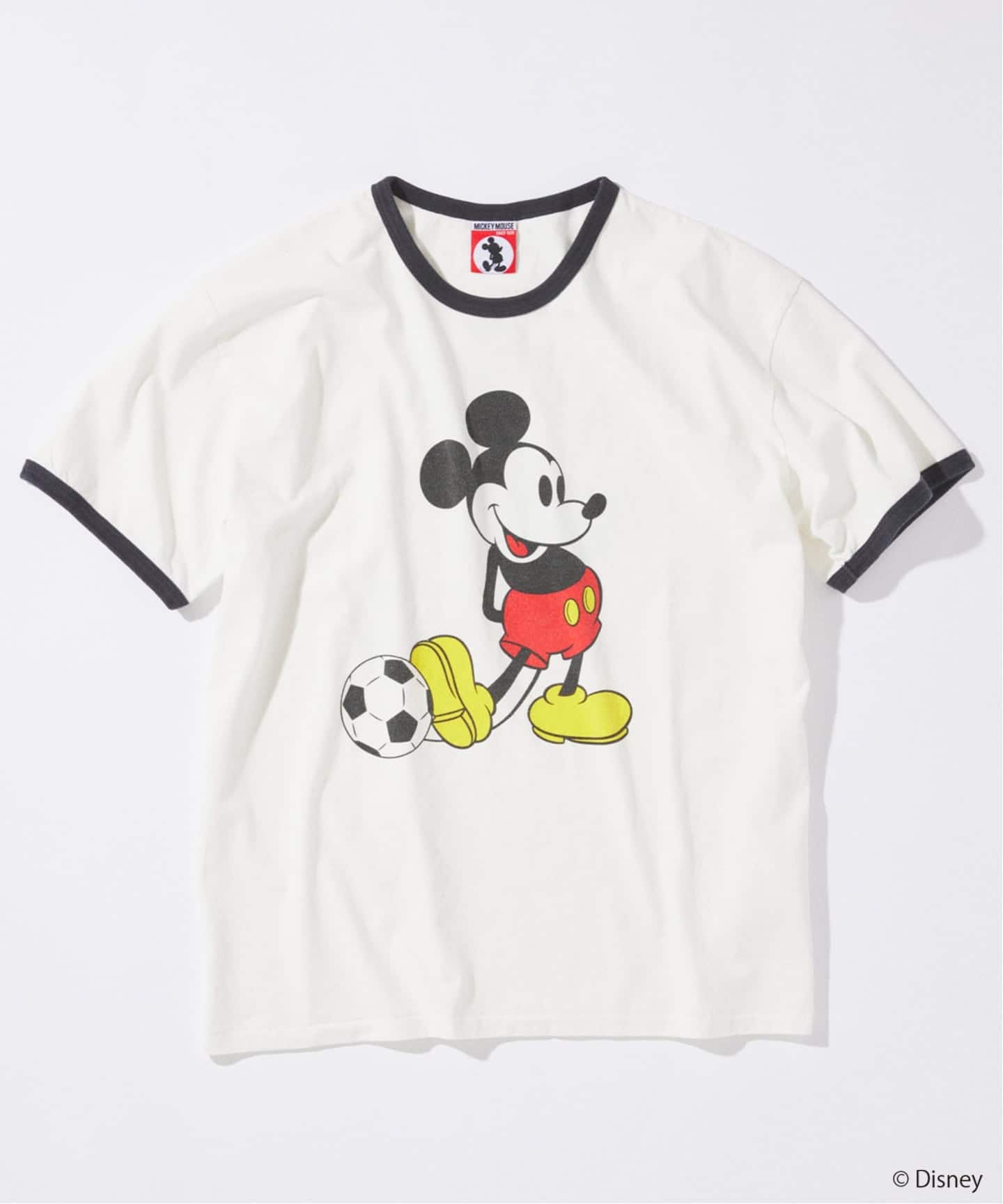 予約》MICKEY MOUSE / ミッキー マウス 別注 サッカー プリント T