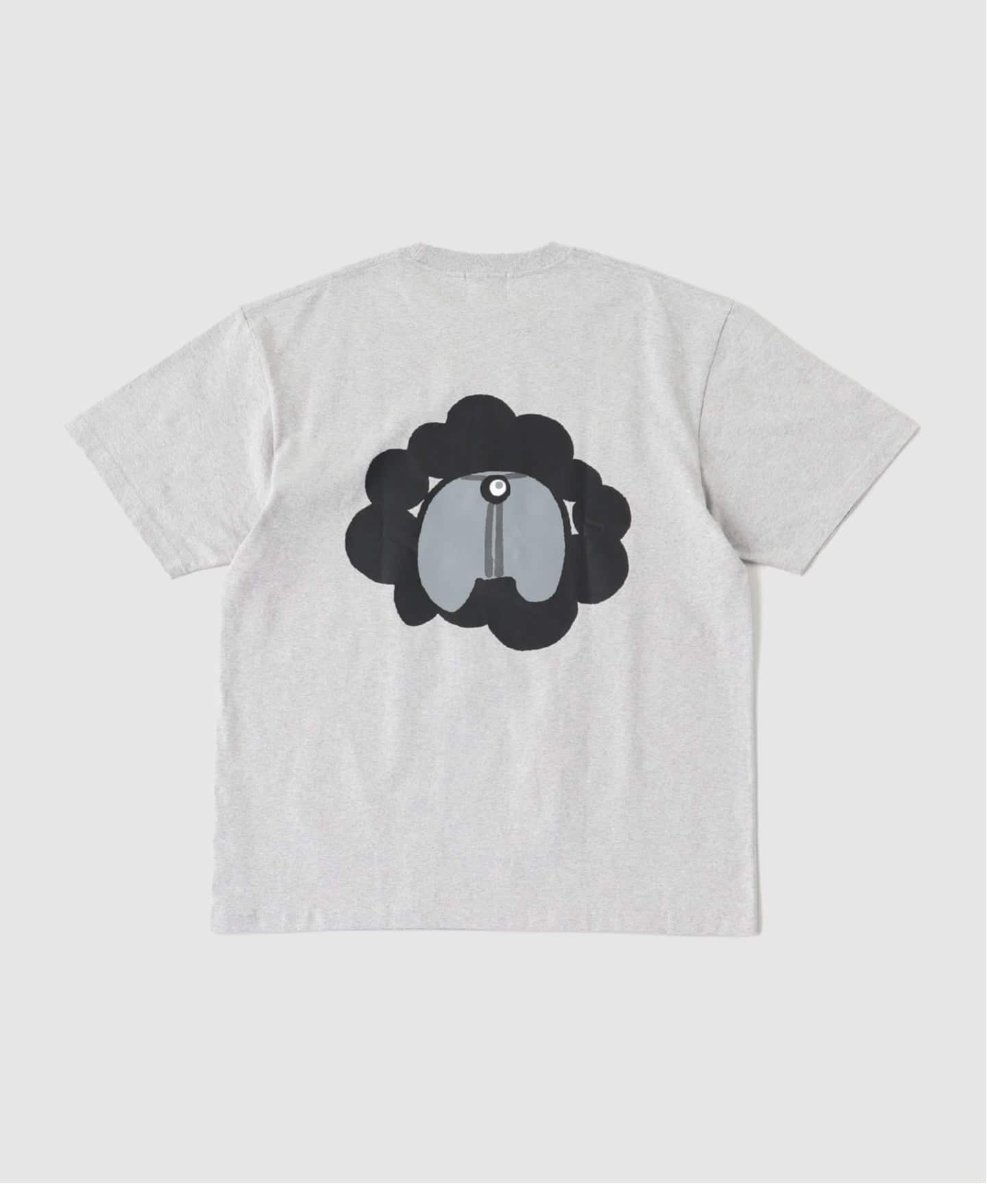 ミャクミャク × きっこうちゃん 限定Tシャツ ハンカチ tシャツ きっこうちゃん ・モノクロミャクミャク Tシャツ メンズ